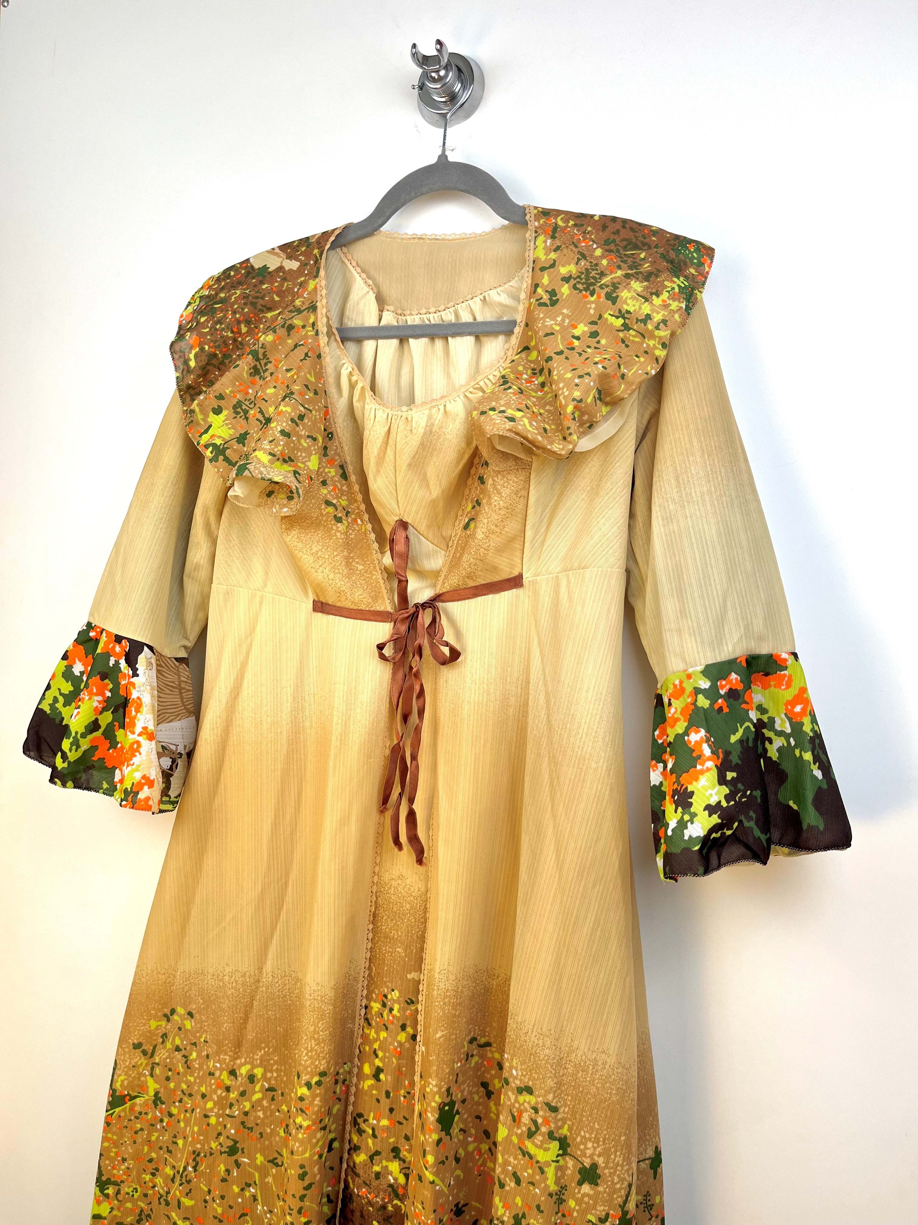 Vintage Prairie Two Piece Dress Set