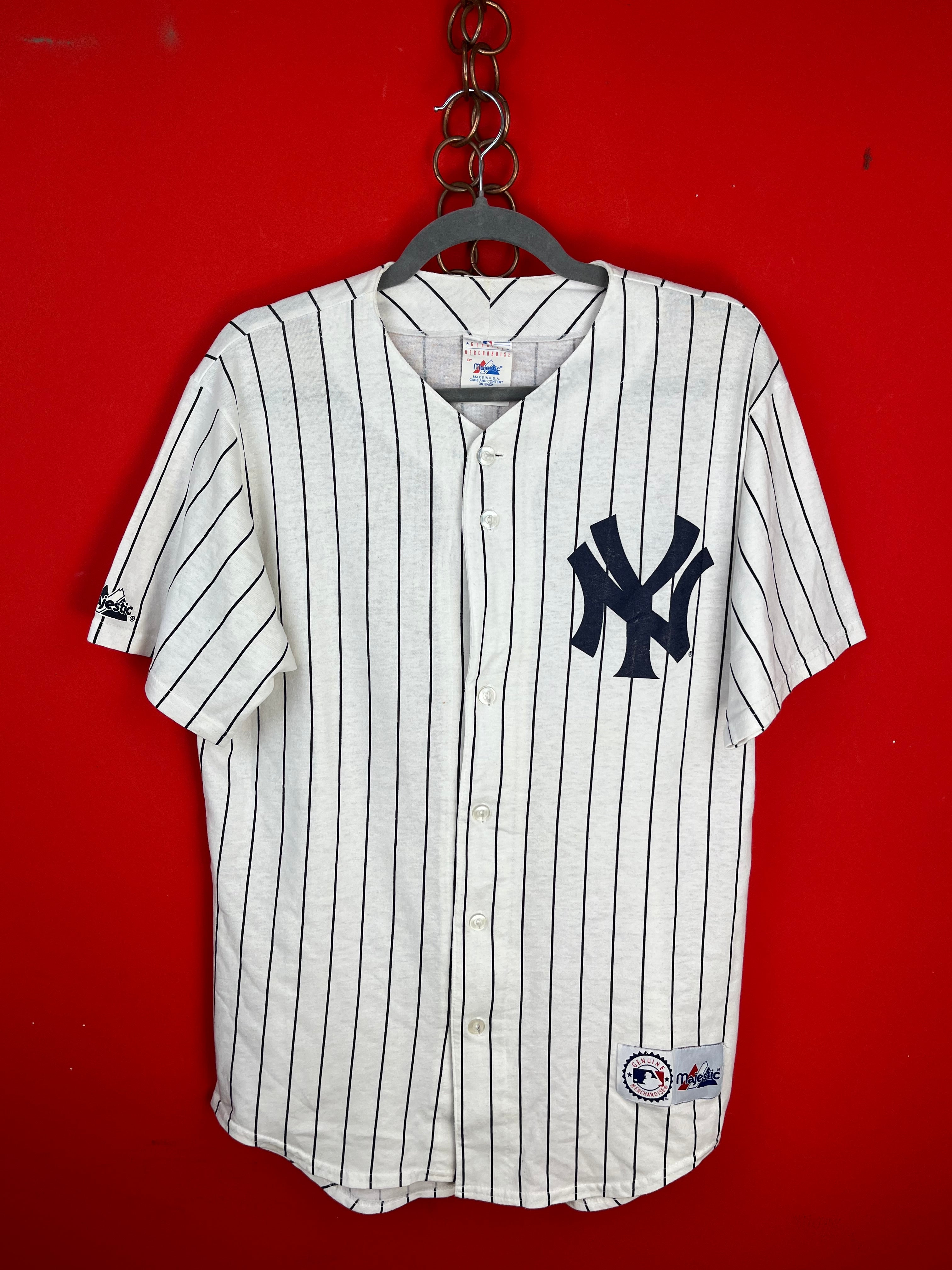 New York Yankees Majestic Vintage Baseball Jersey – Made in USA