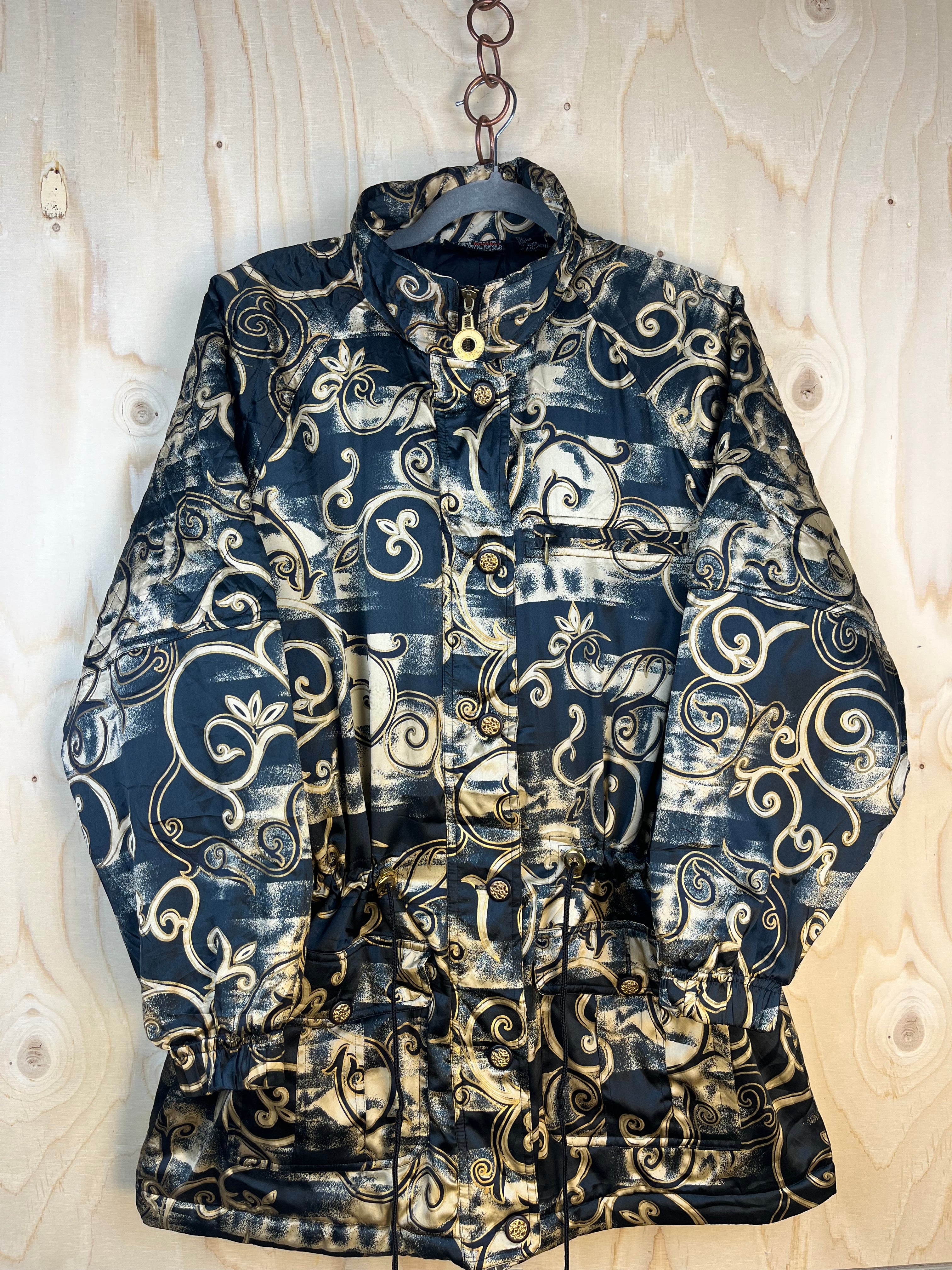 Vintage Silk Baroque Jacket 90s