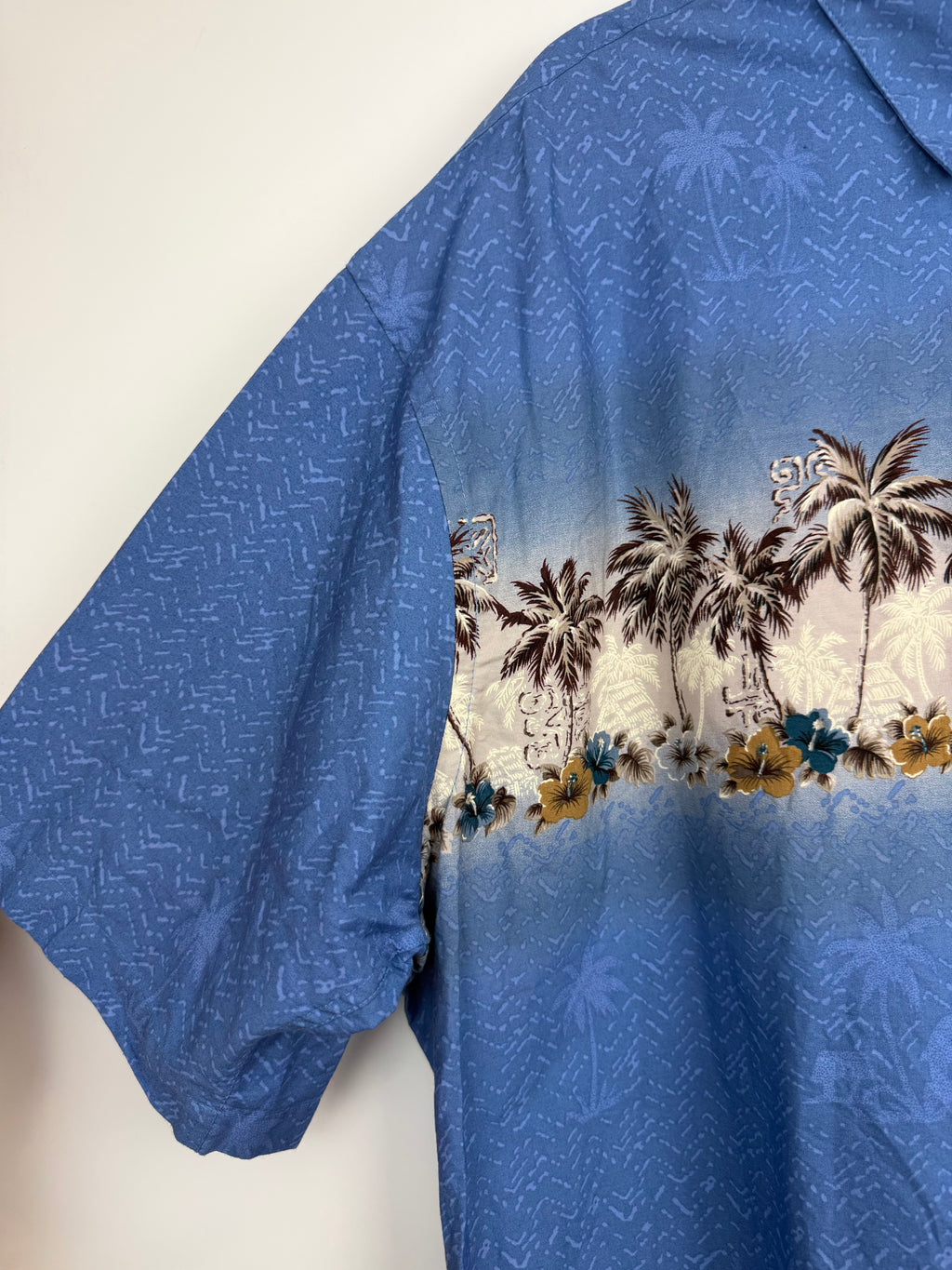 Camicia vintage Pierre Cardin tropicale in cotone – XXL
