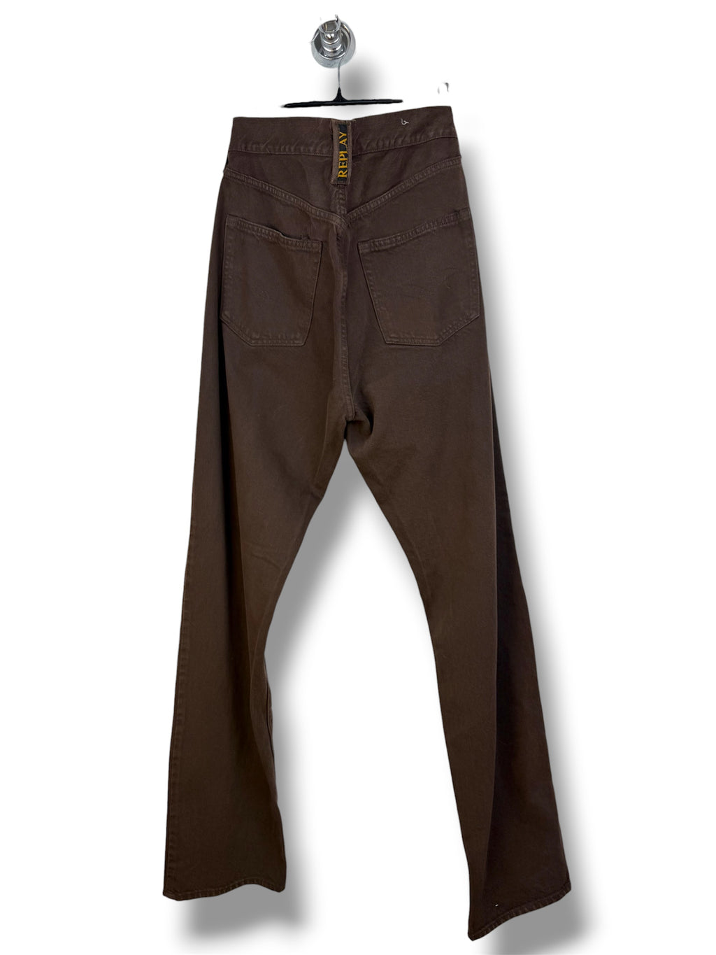 Replay Jeans Vintage Marroni 100% Cotone Regular W32