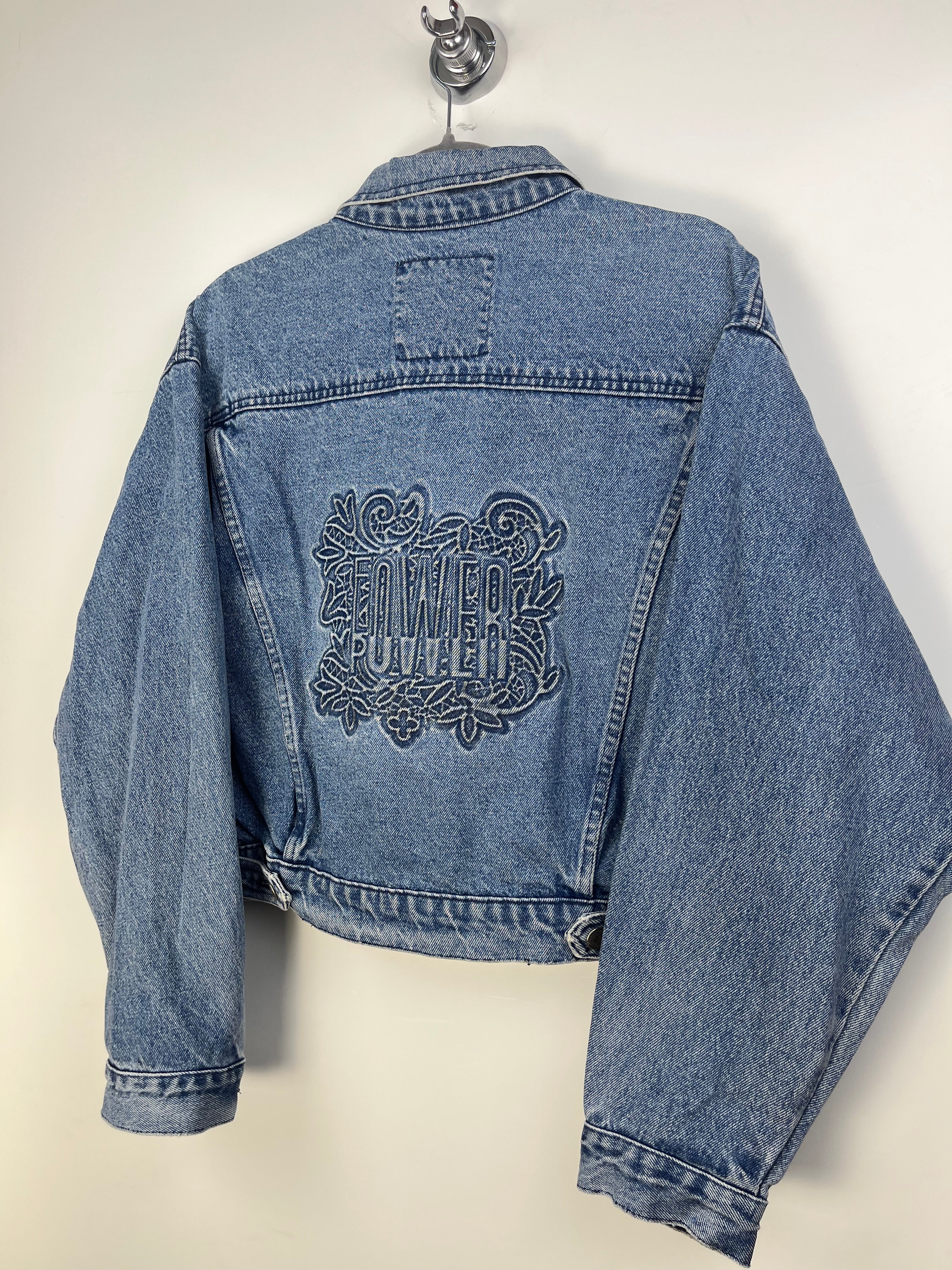 Giacca Denim Vintage Cropped Pop 84 Made in Italy