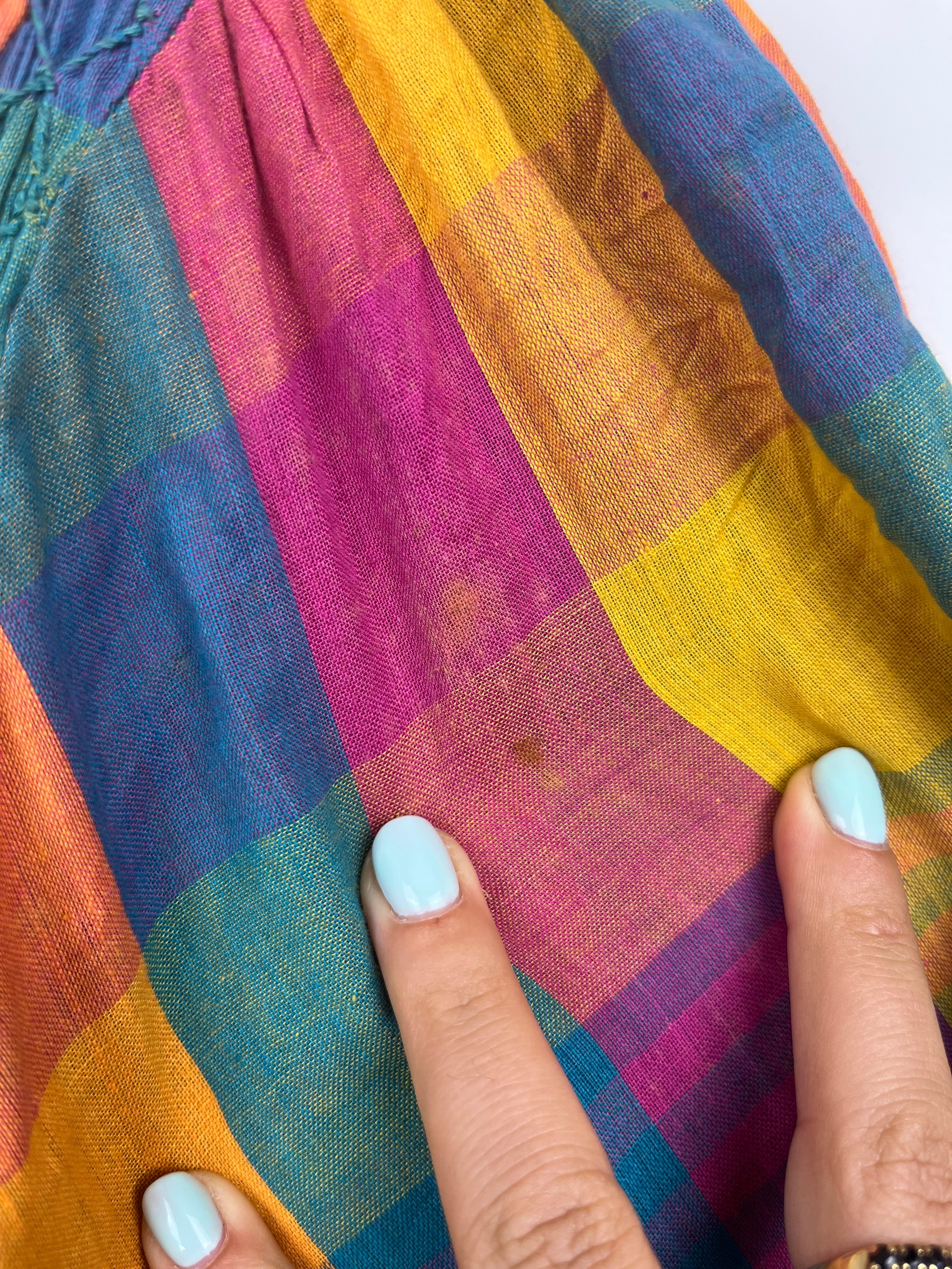 Abito Vintage Made in Italy Multicolor in Cotone