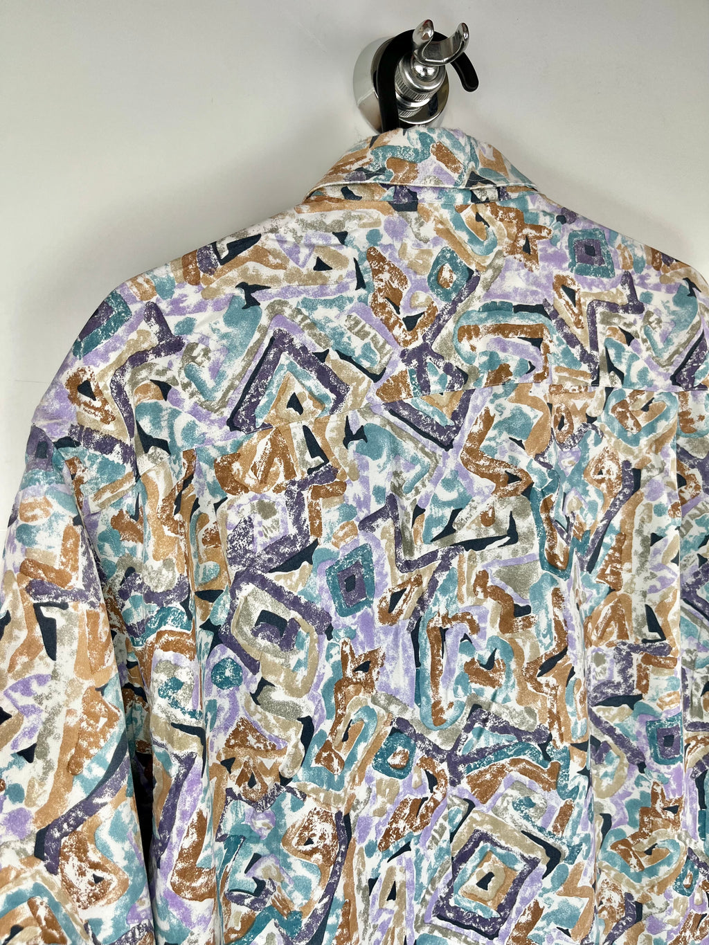 Camicia Vintage Trussardi Made in Italy Fantasia Astratta Anni ’90