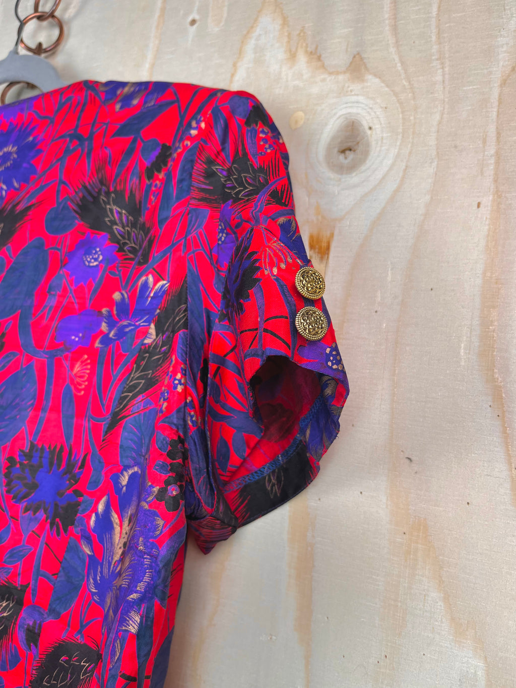 Vintage Floral Statement Blouse