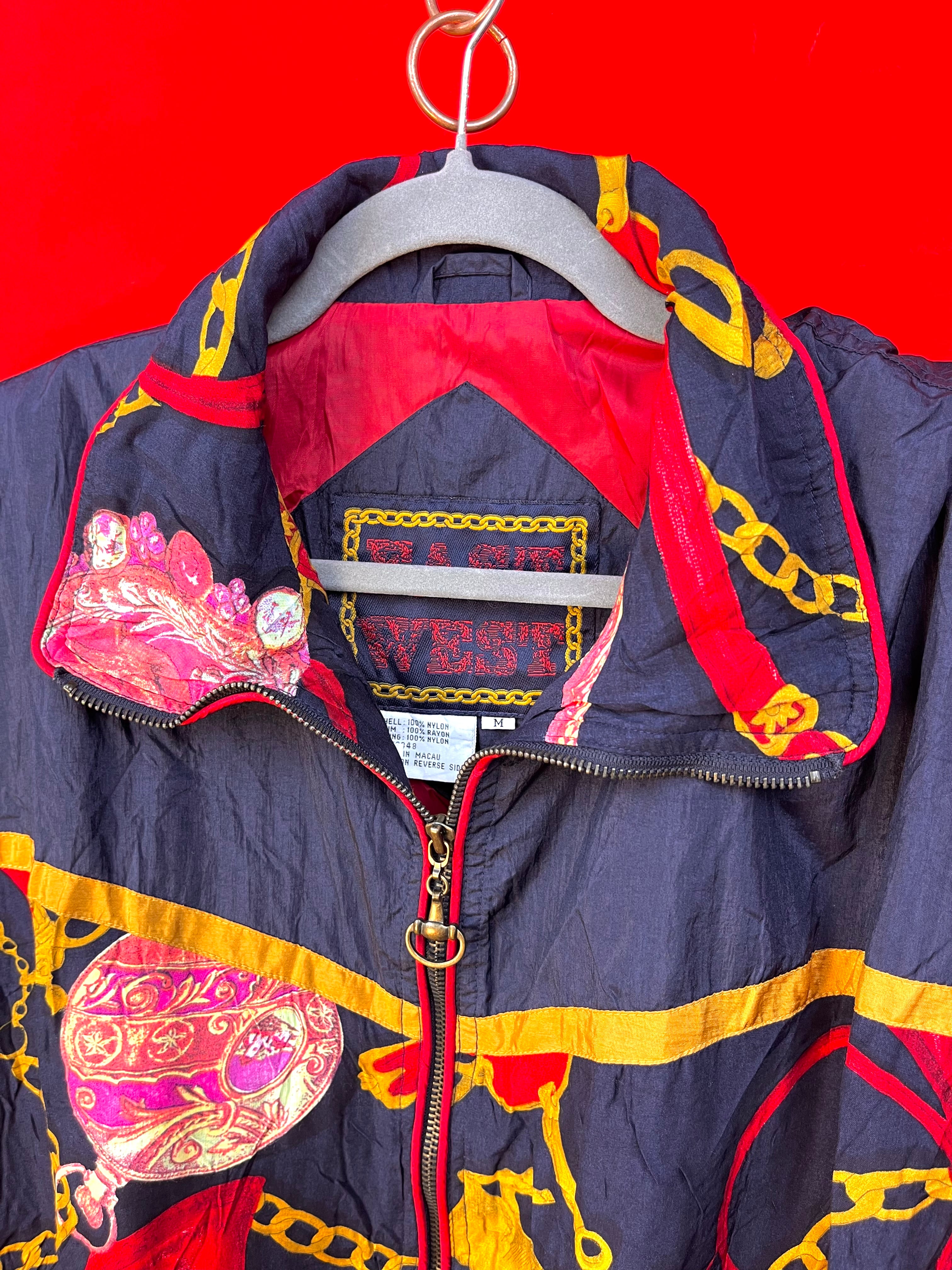 Giacca Vintage 90s Baroque Windbreaker