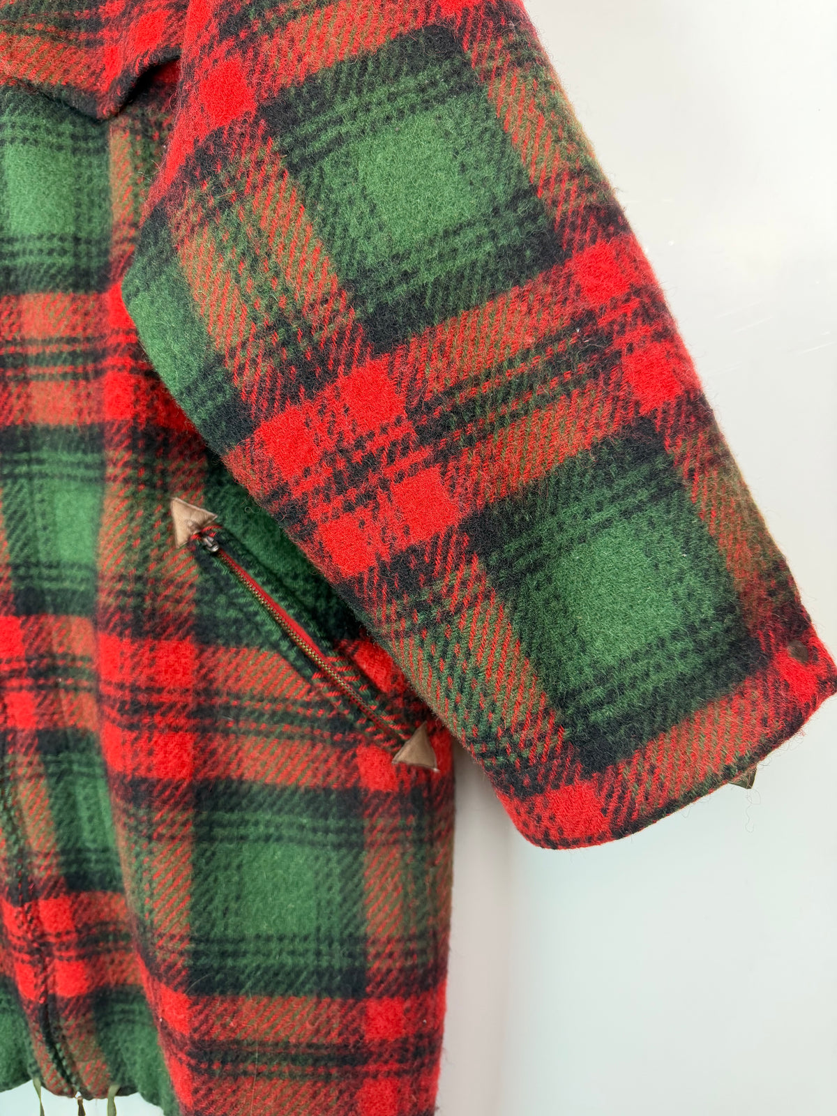 Cappotto vintage Pennyblack in lana tartan con interno rimovibile