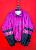 Giacca Vintage Black & White Anni 90 Fucsia Oversize