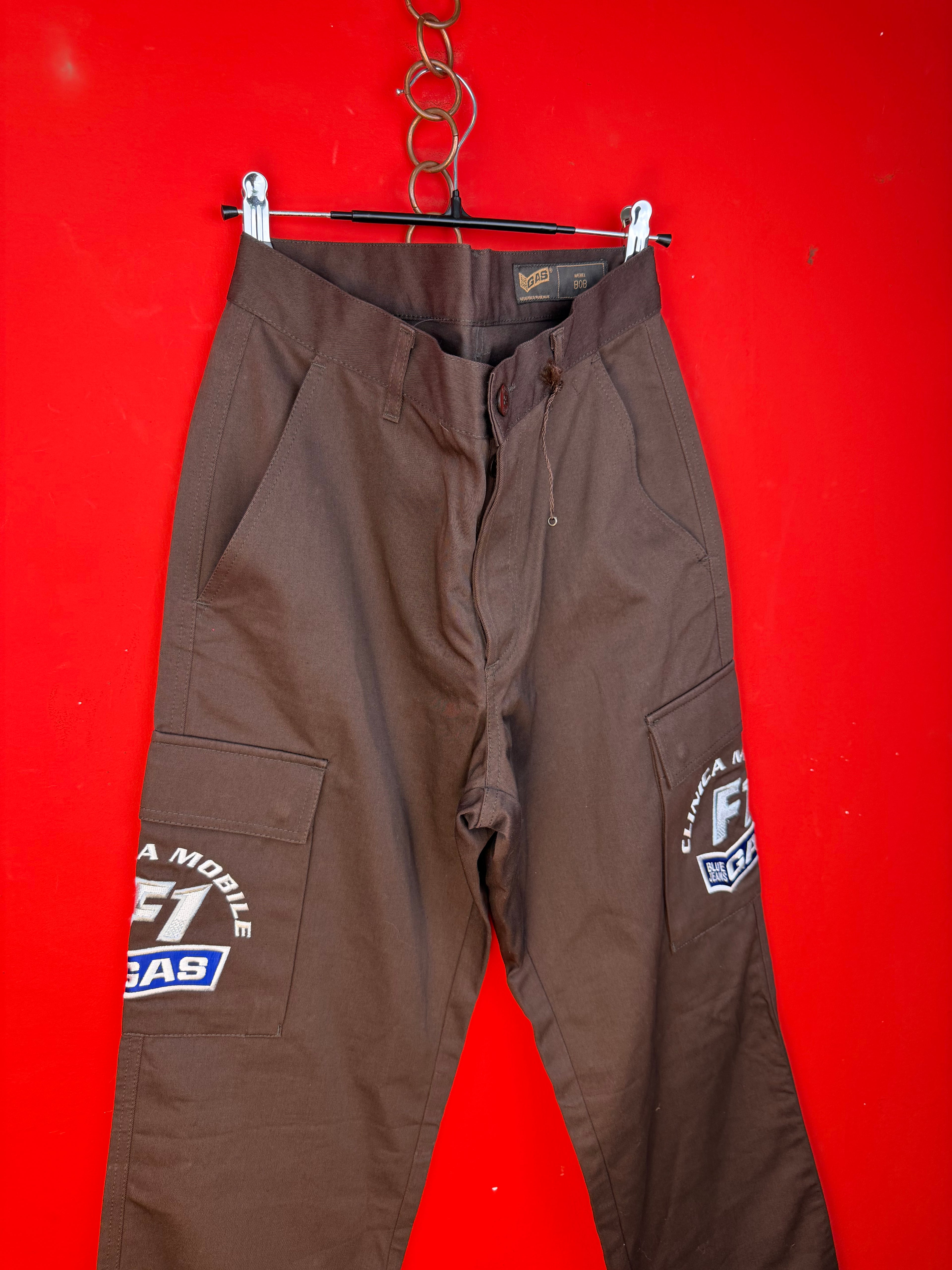 Vintage GAS BOB F1 Clinica Mobile Pants – Made in Italy – Y2K
