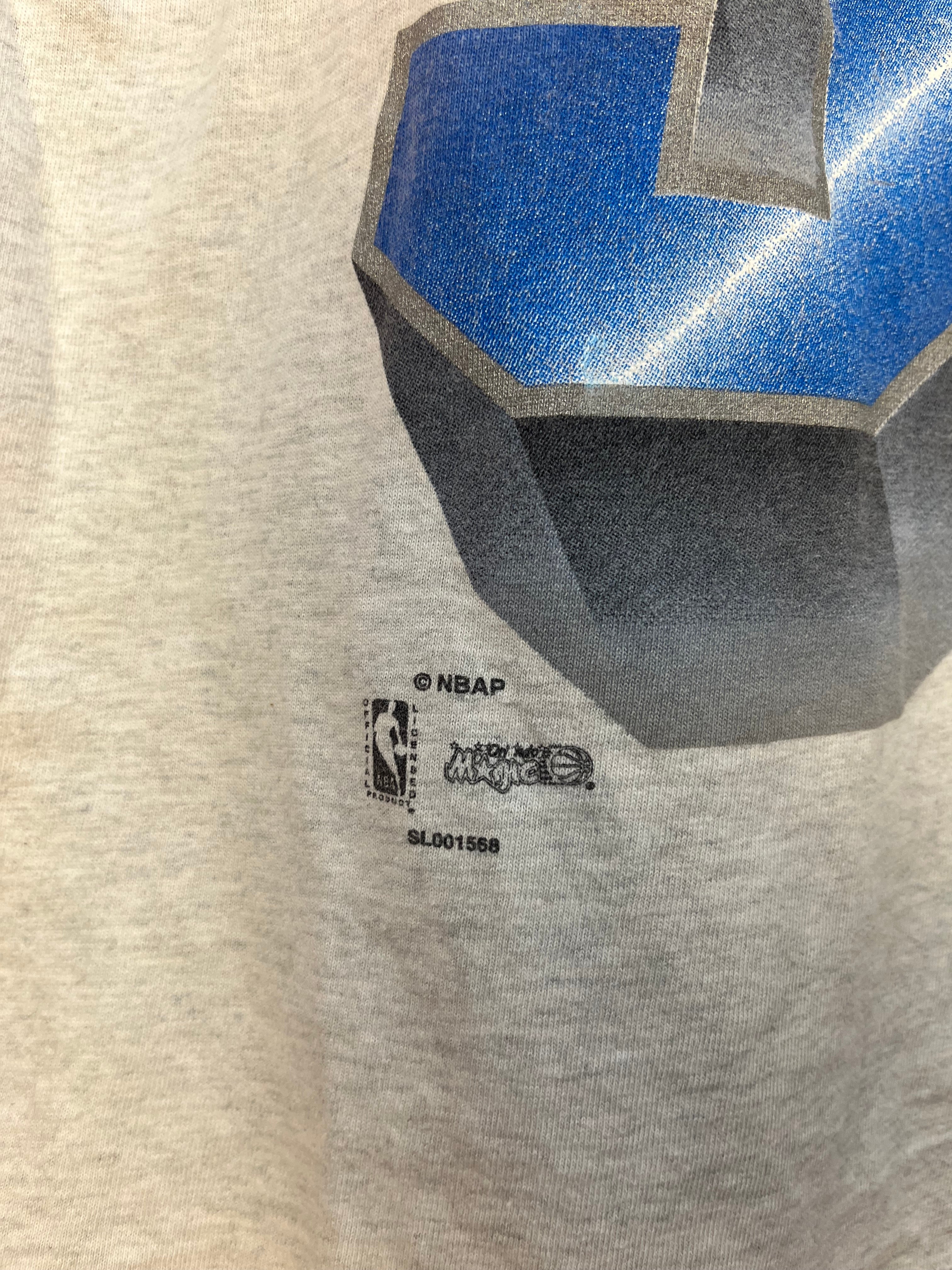 Vintage Orlando Magic NBA T-Shirt Double Print Grey 90s