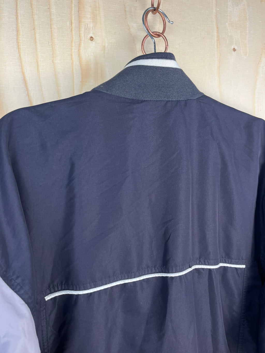 Vintage Adidas Track Jacket Navy Grey 90s Zip-Up