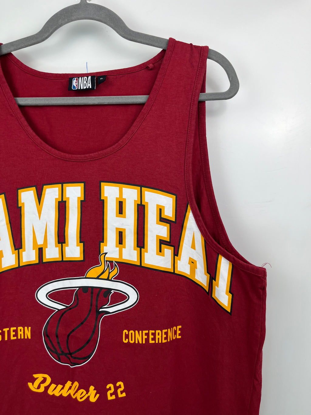 Canotta NBA Miami Heat Butler 22 Vintage Bordeaux