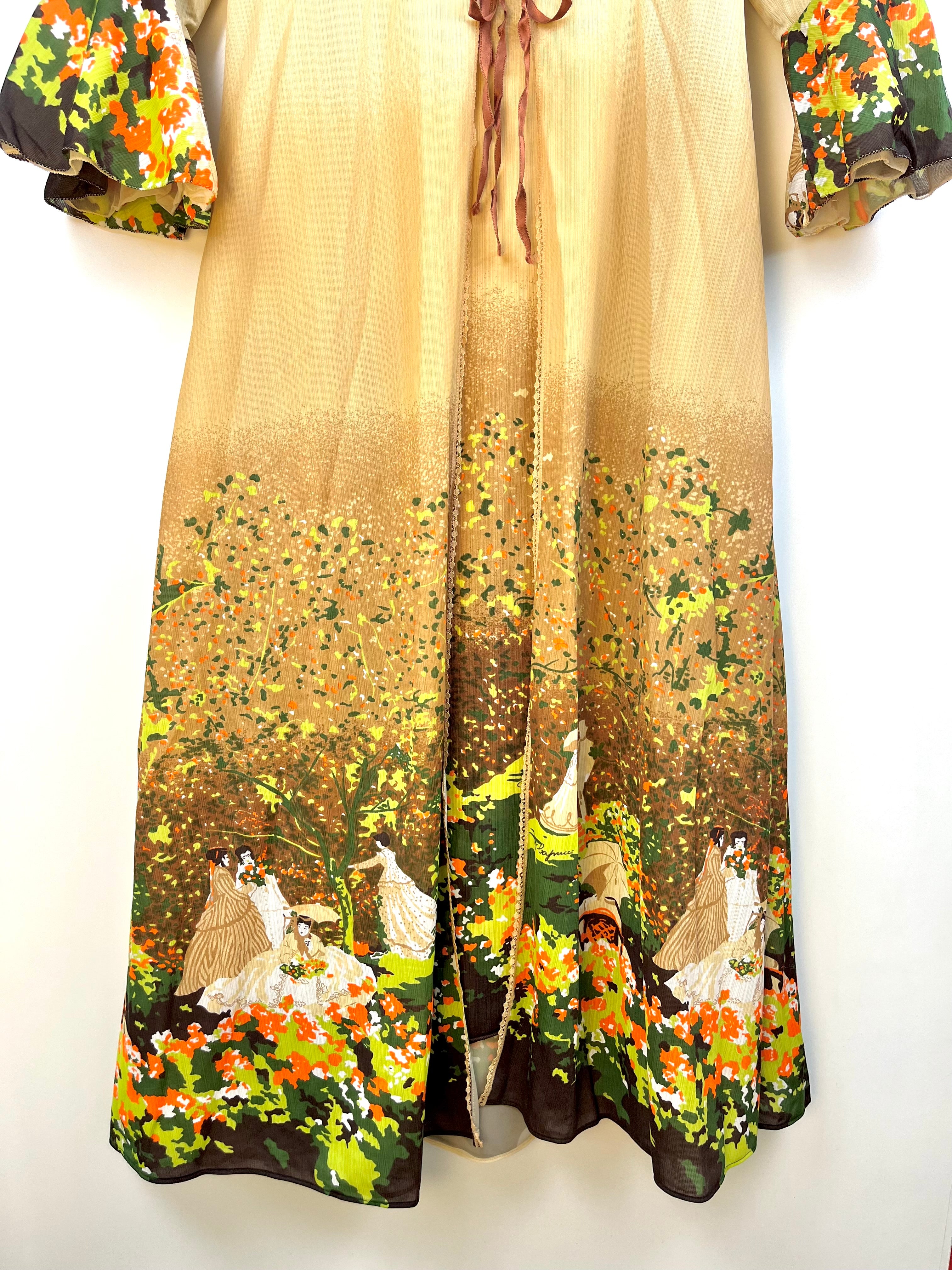 Vintage Prairie Two Piece Dress Set