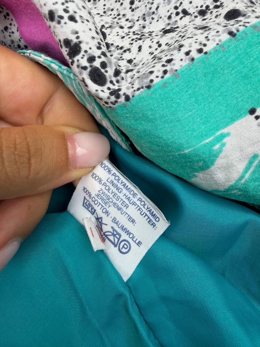 Vintage 80s Memphis Print Windbreaker – Oversized