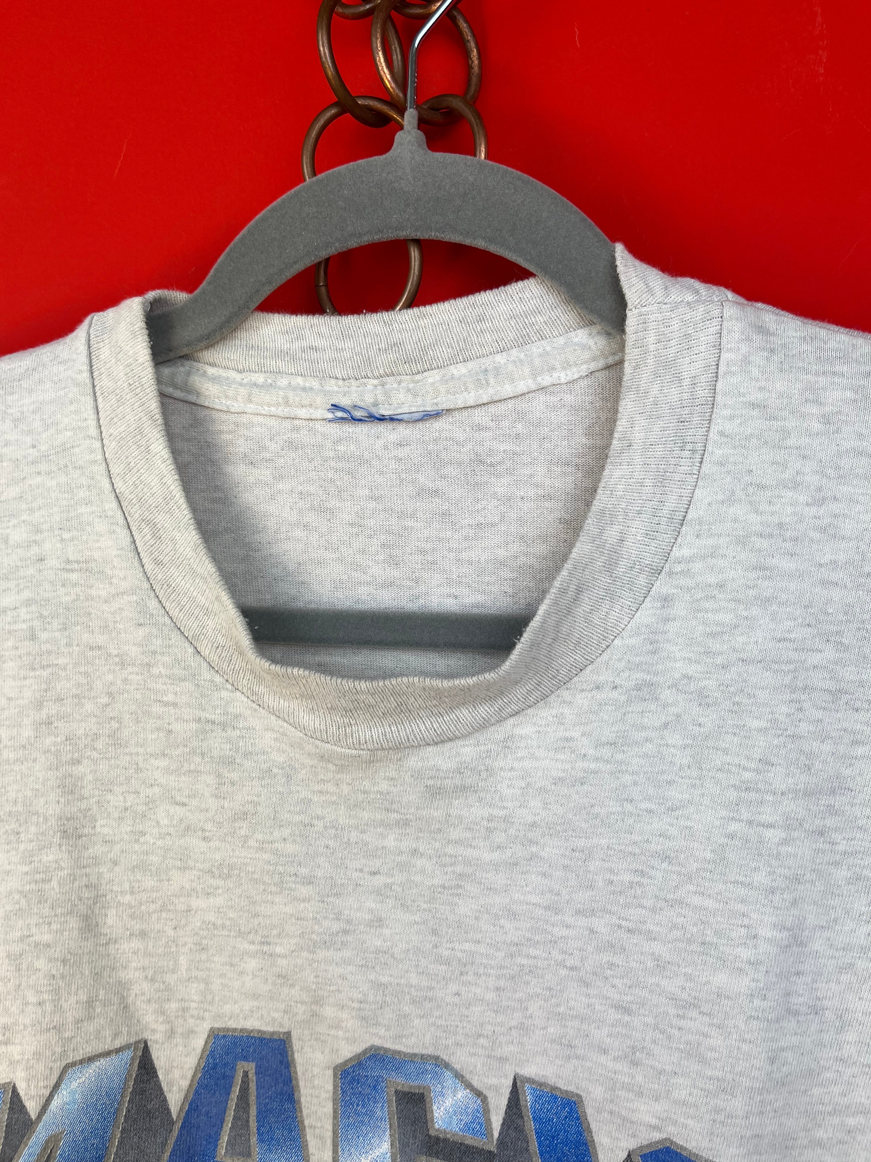 Vintage Orlando Magic NBA T-Shirt Double Print Grey 90s