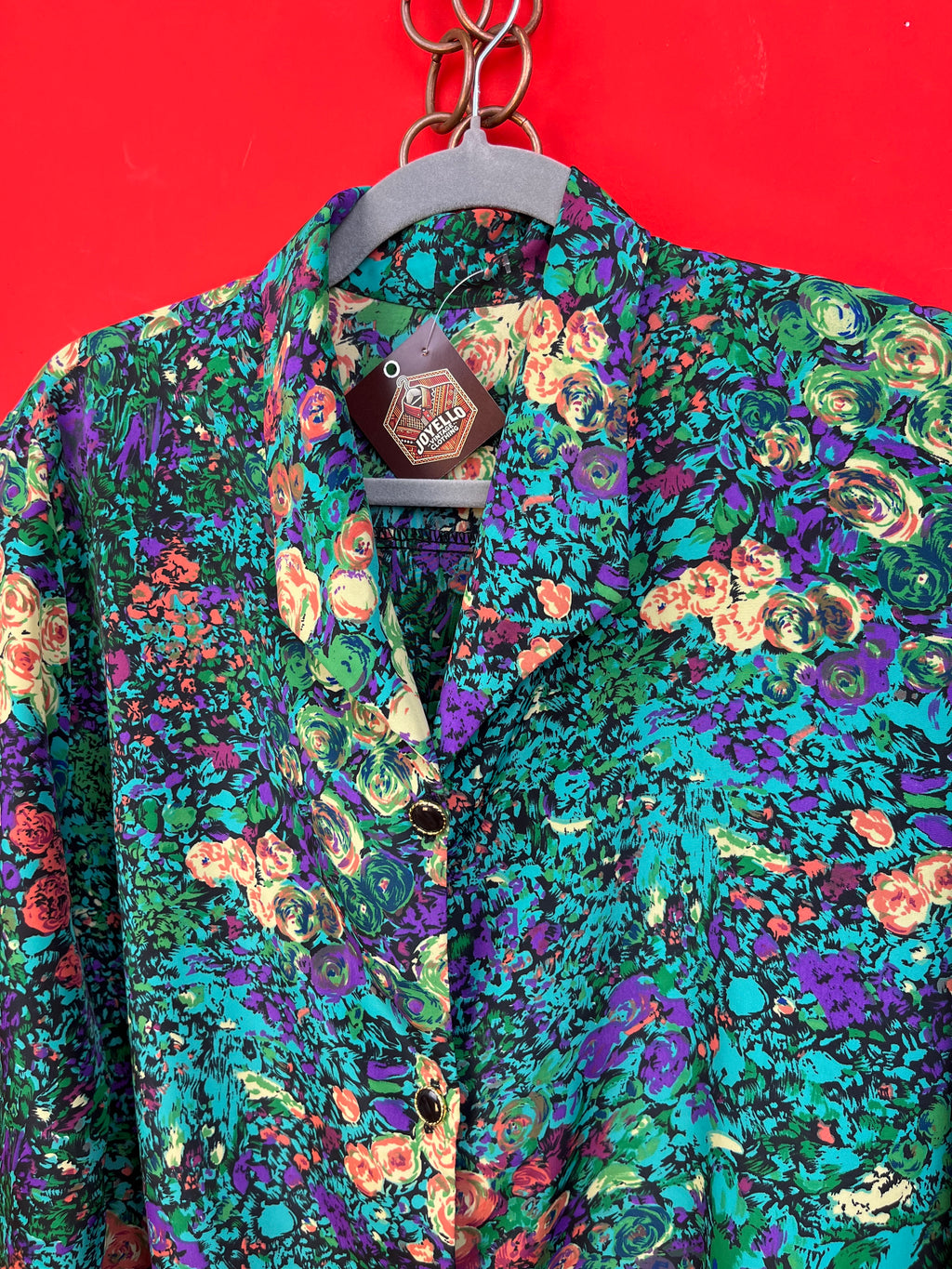 Camicia Vintage Floreale Artistica Anni 90
