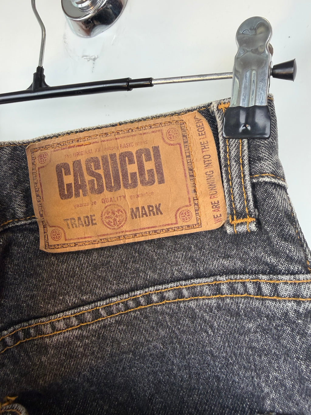 Jeans vintage Casucci grigio slavato con cartellini originali