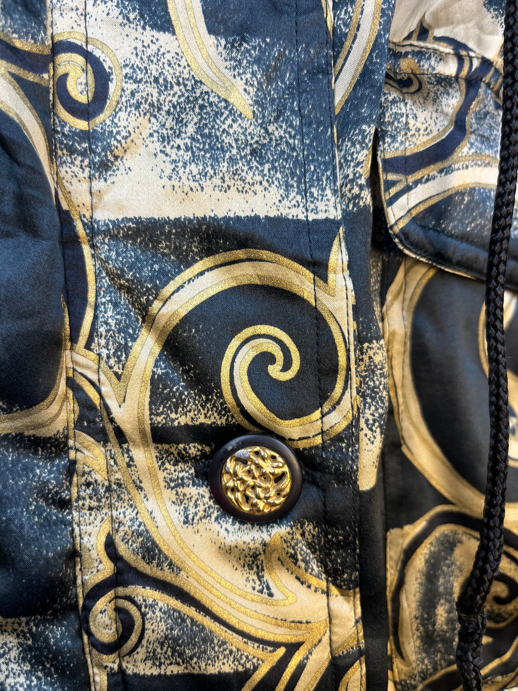 Vintage Silk Baroque Jacket 90s