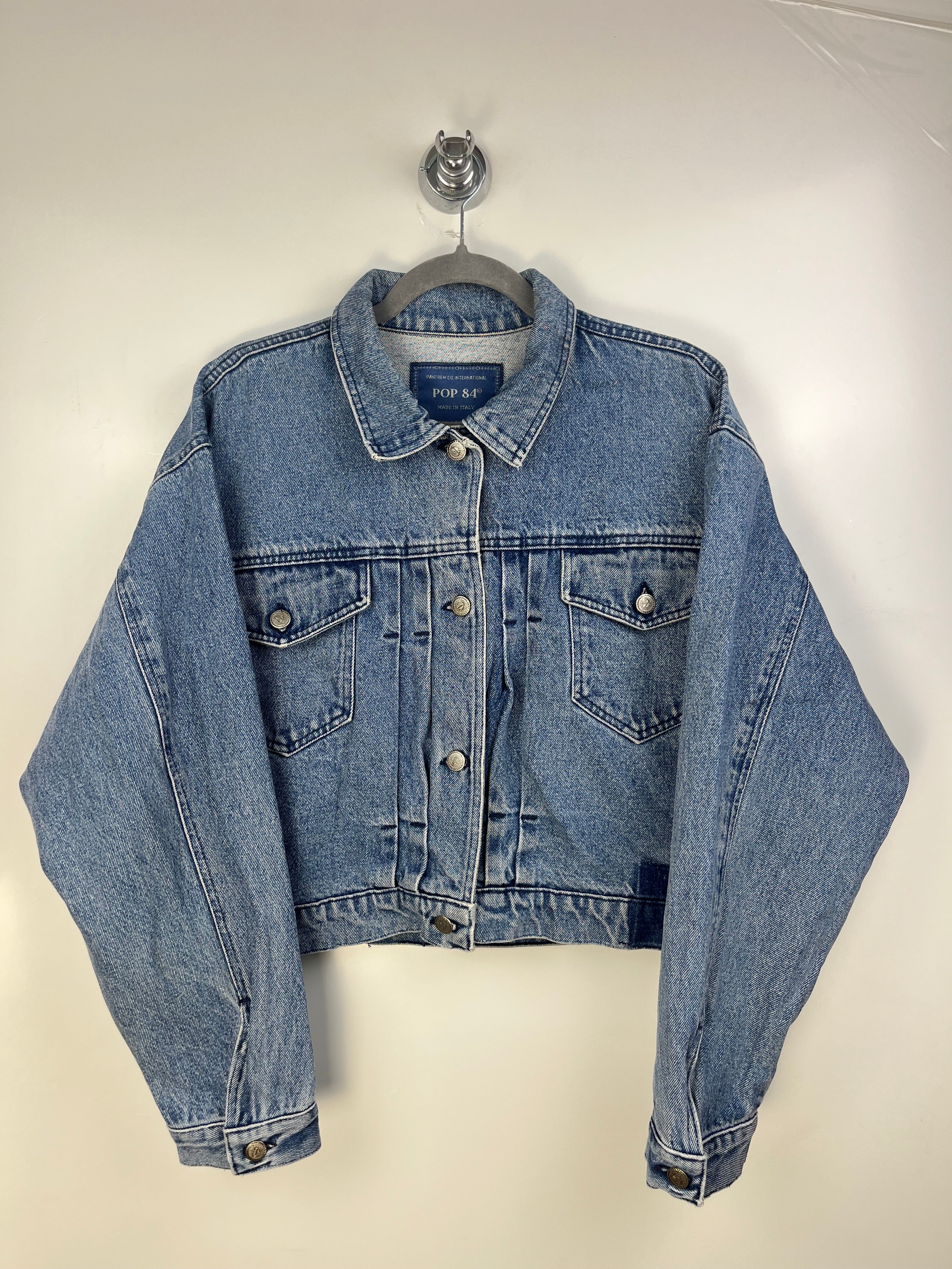 Giacca Denim Vintage Cropped Pop 84 Made in Italy