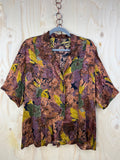 Vintage Abstract Pattern Blouse