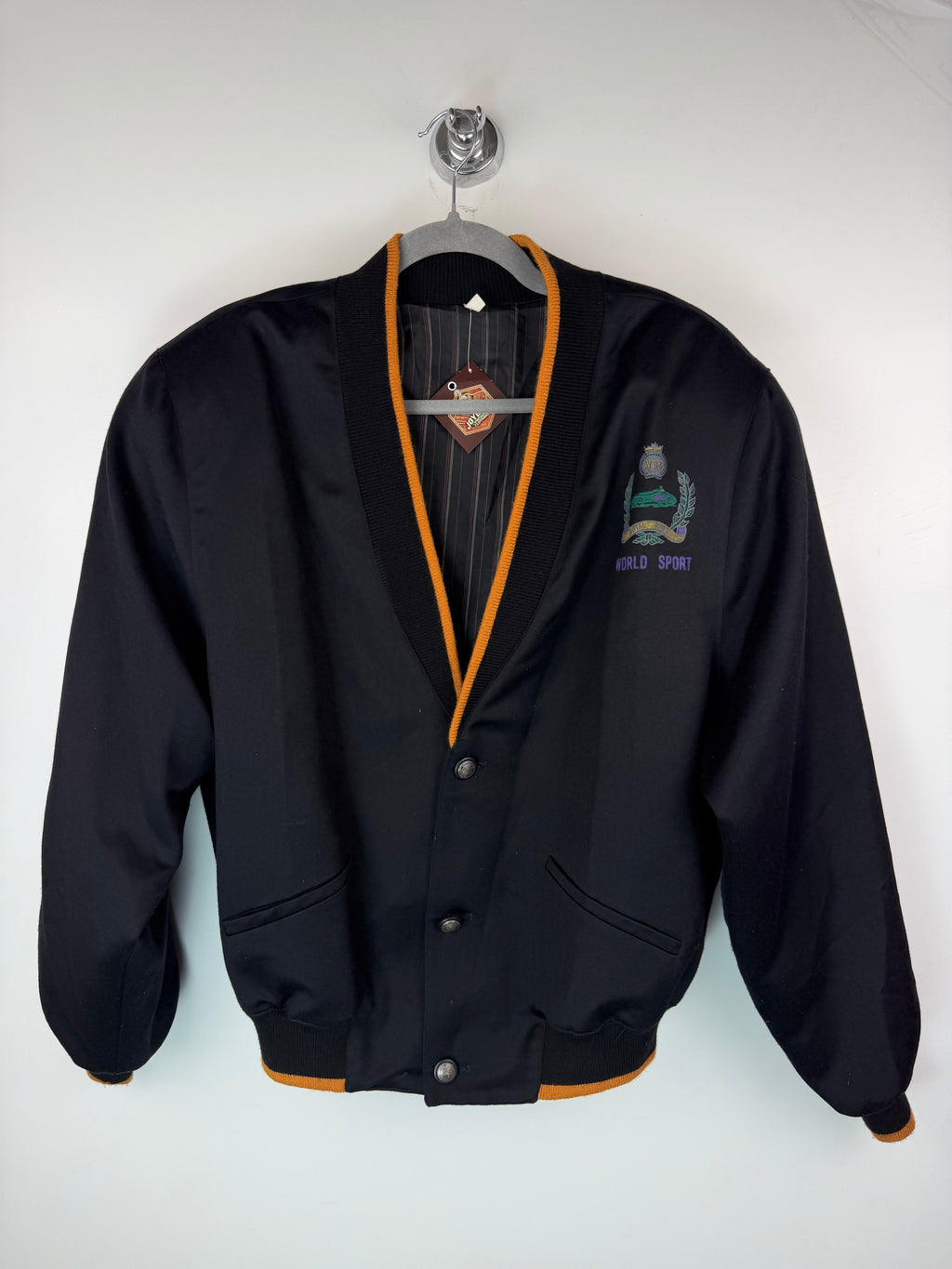 Bomber vintage Hombre World Sport