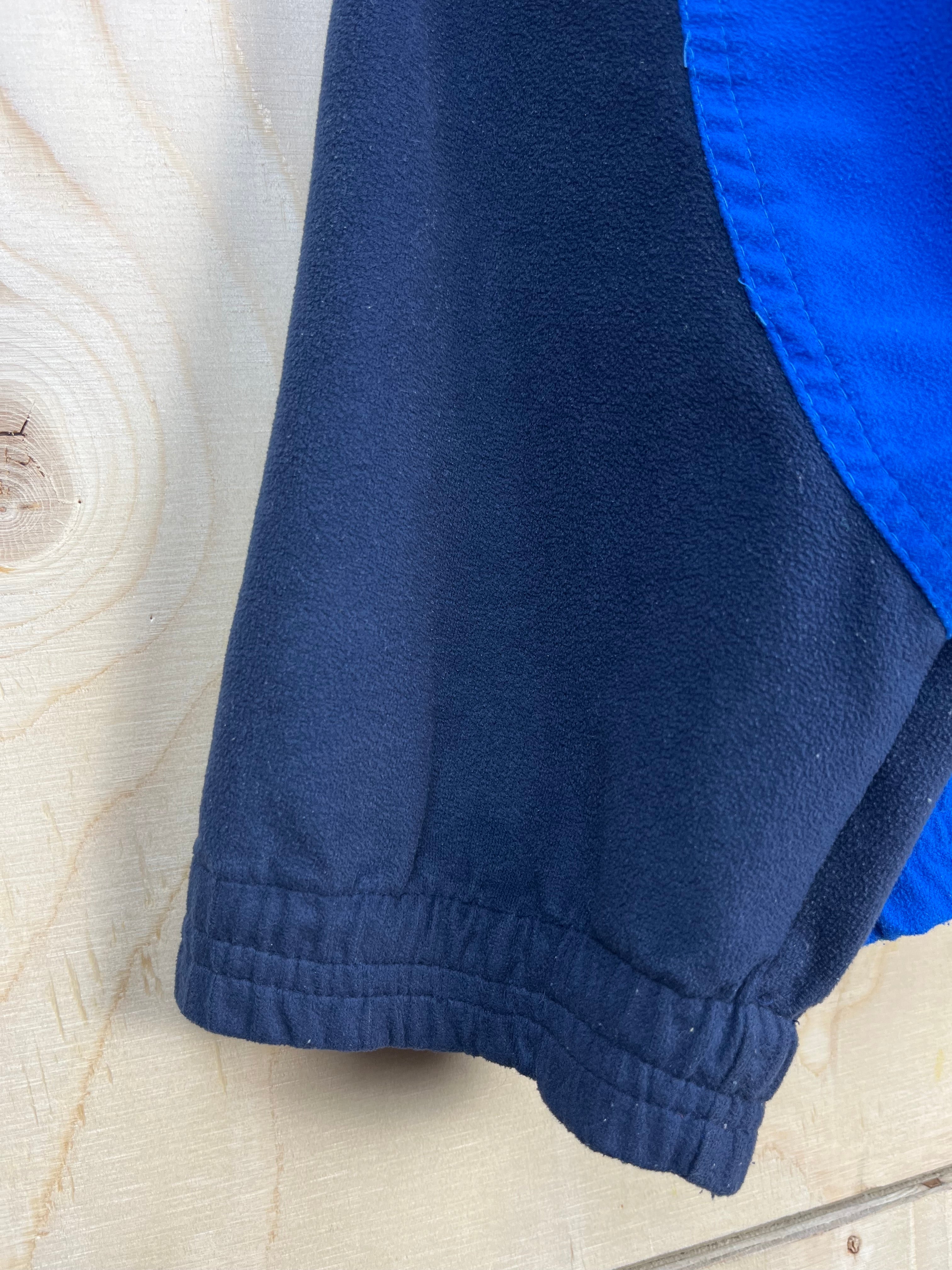 Vintage Diadora Track Jacket Blue Green Colorblock Full Zip L