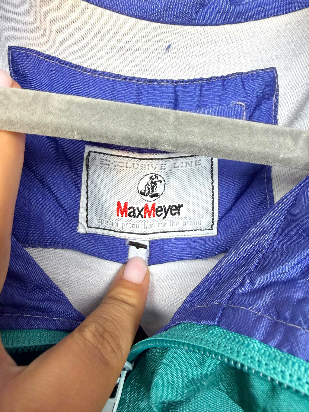 MaxMeyer 1990 Color Block Windbreaker Jacket