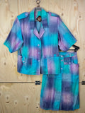 Completo Vintage Anni ’90 Made in Italy in Cotone Pastello
