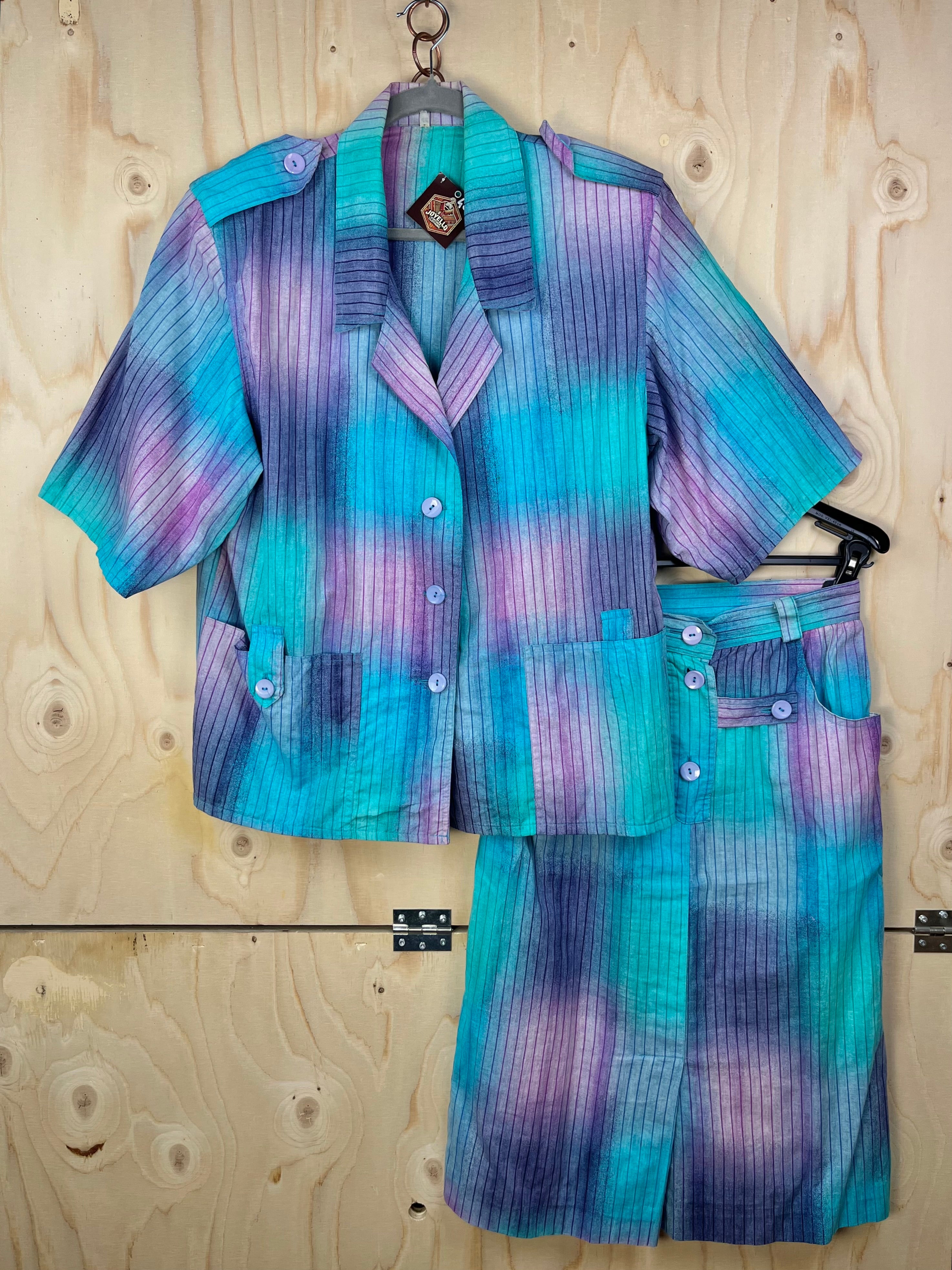 Completo Vintage Anni ’90 Made in Italy in Cotone Pastello