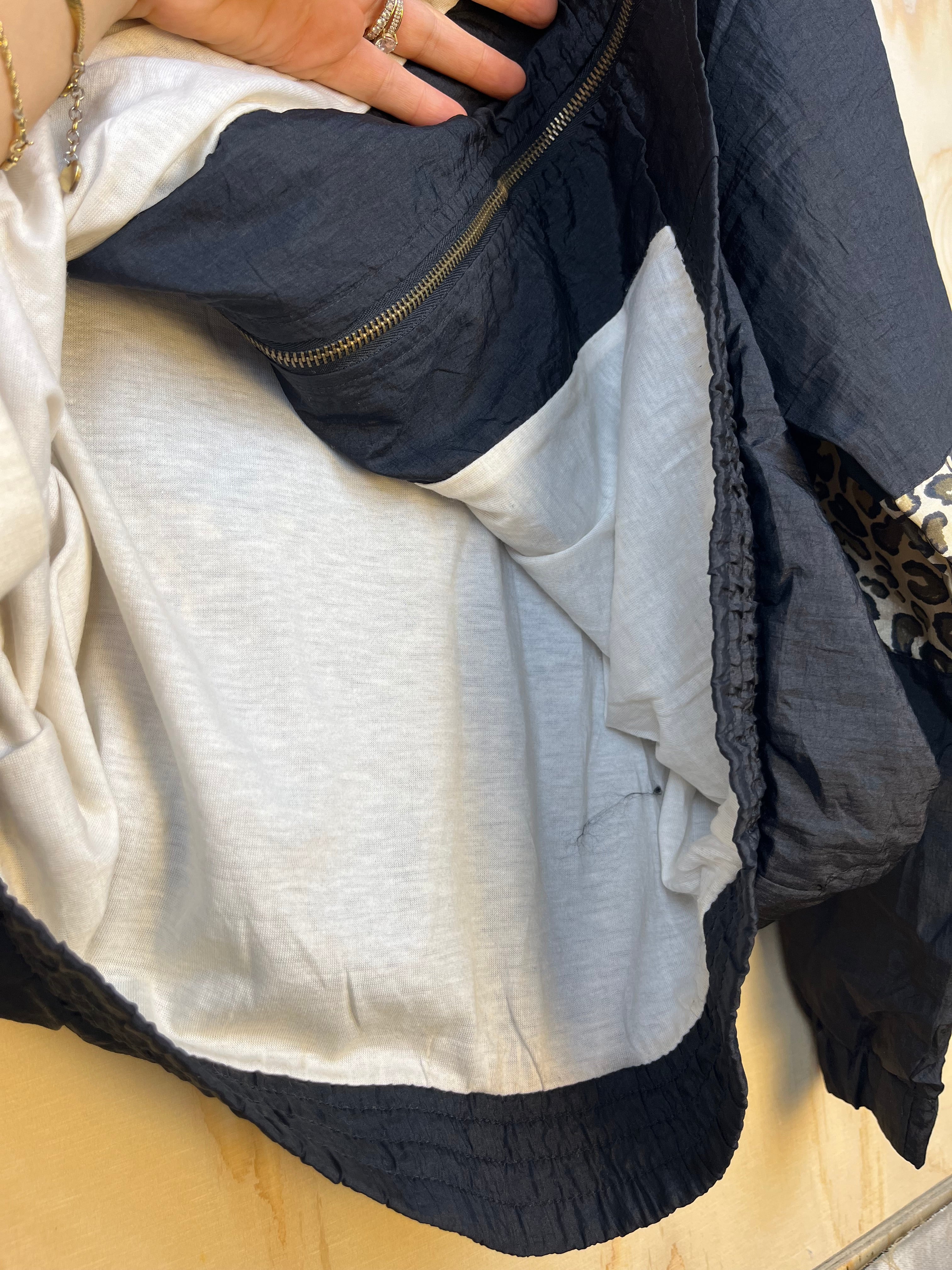 Vintage Leopard Track Jacket 90s