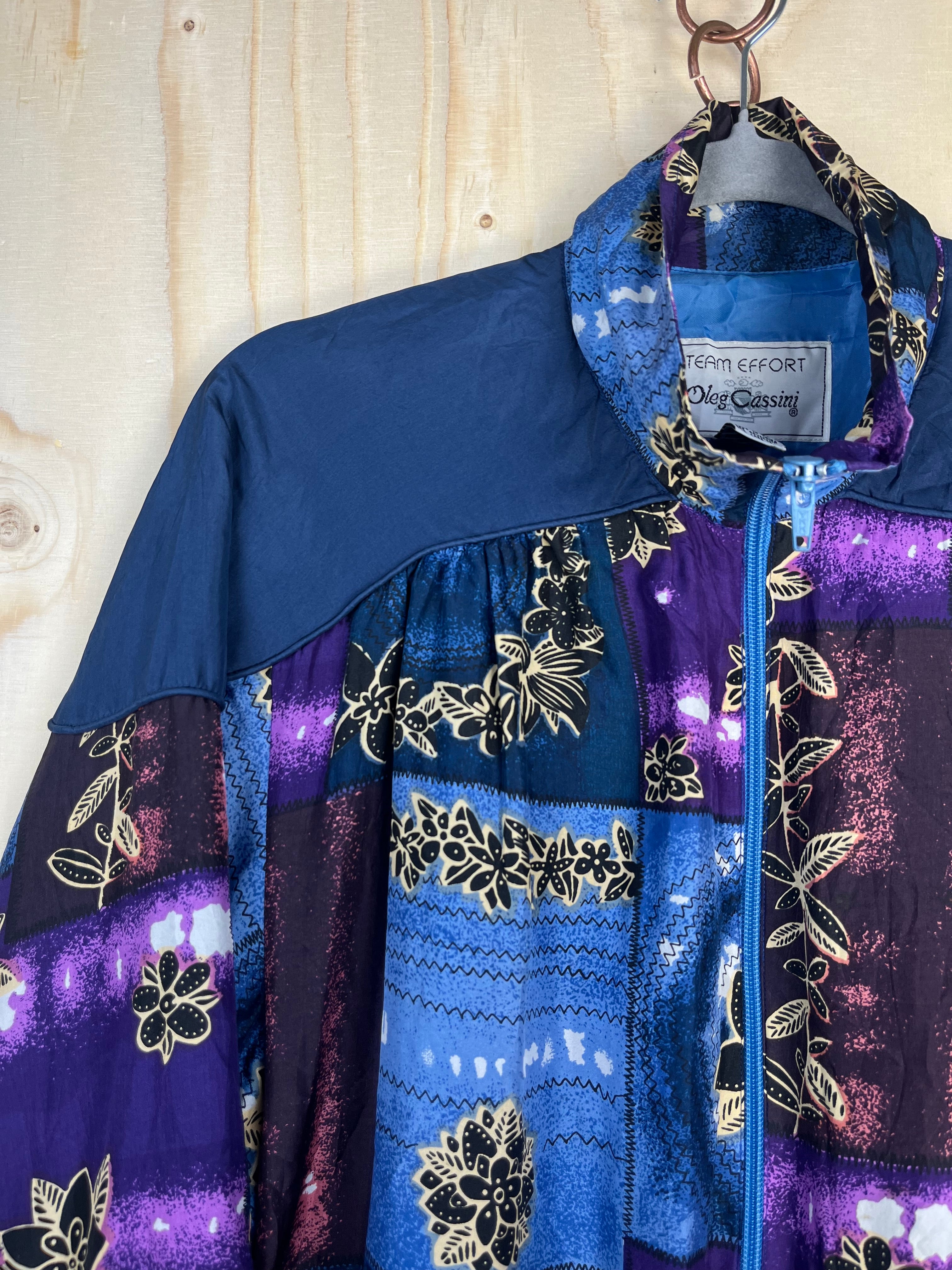 Vintage Silk Patchwork Jacket 90s