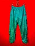 Nike Vintage Track Pants Verde Y2K Logo Rosa