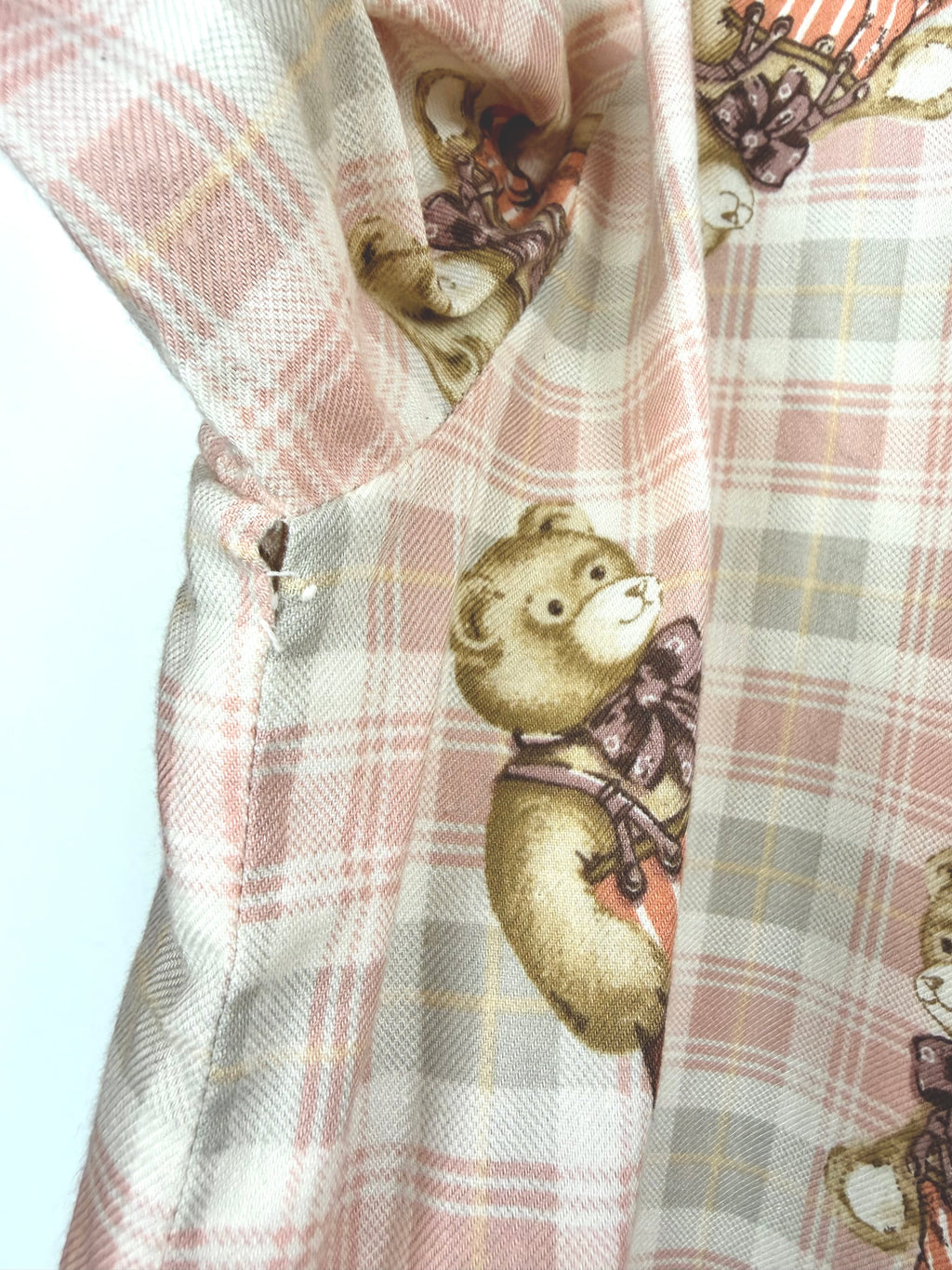 Camicia vintage teddy bear con spalline