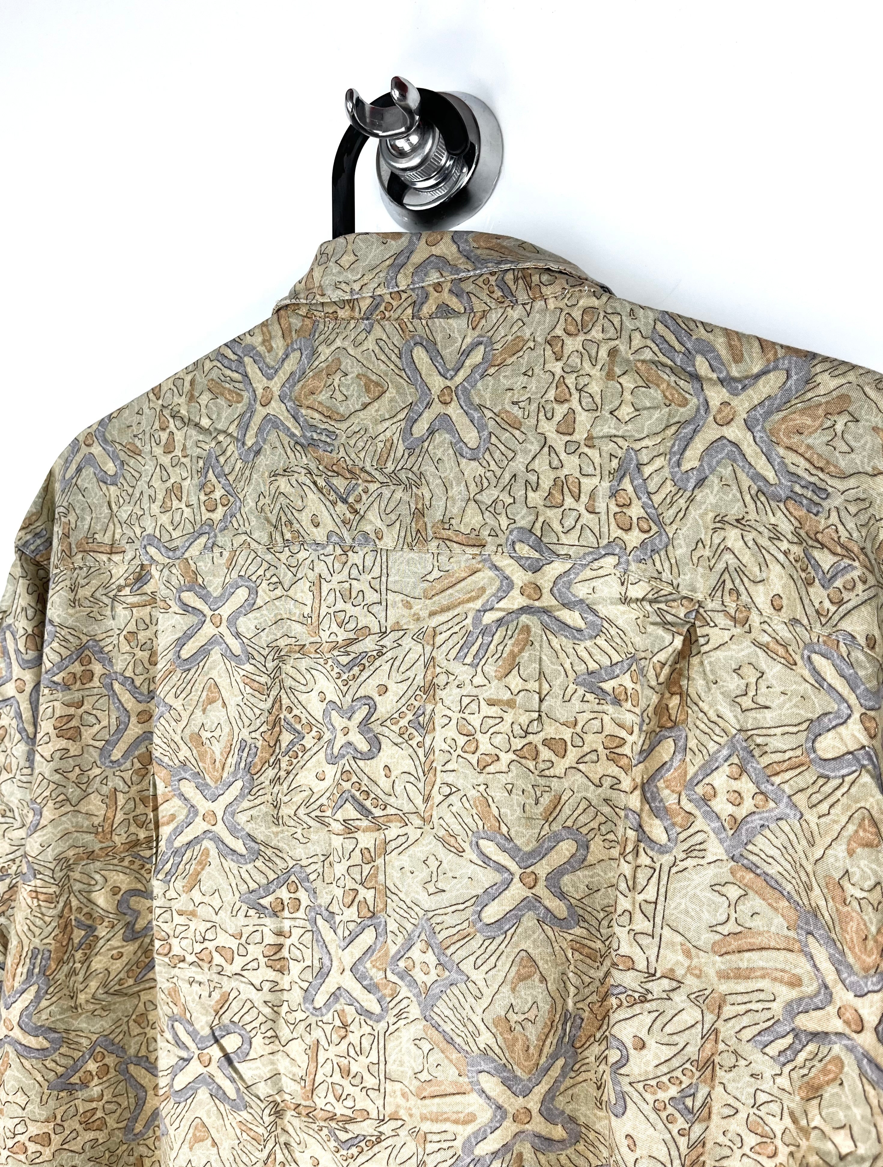 Camicia Vintage Fantasia Astratta Anni '90