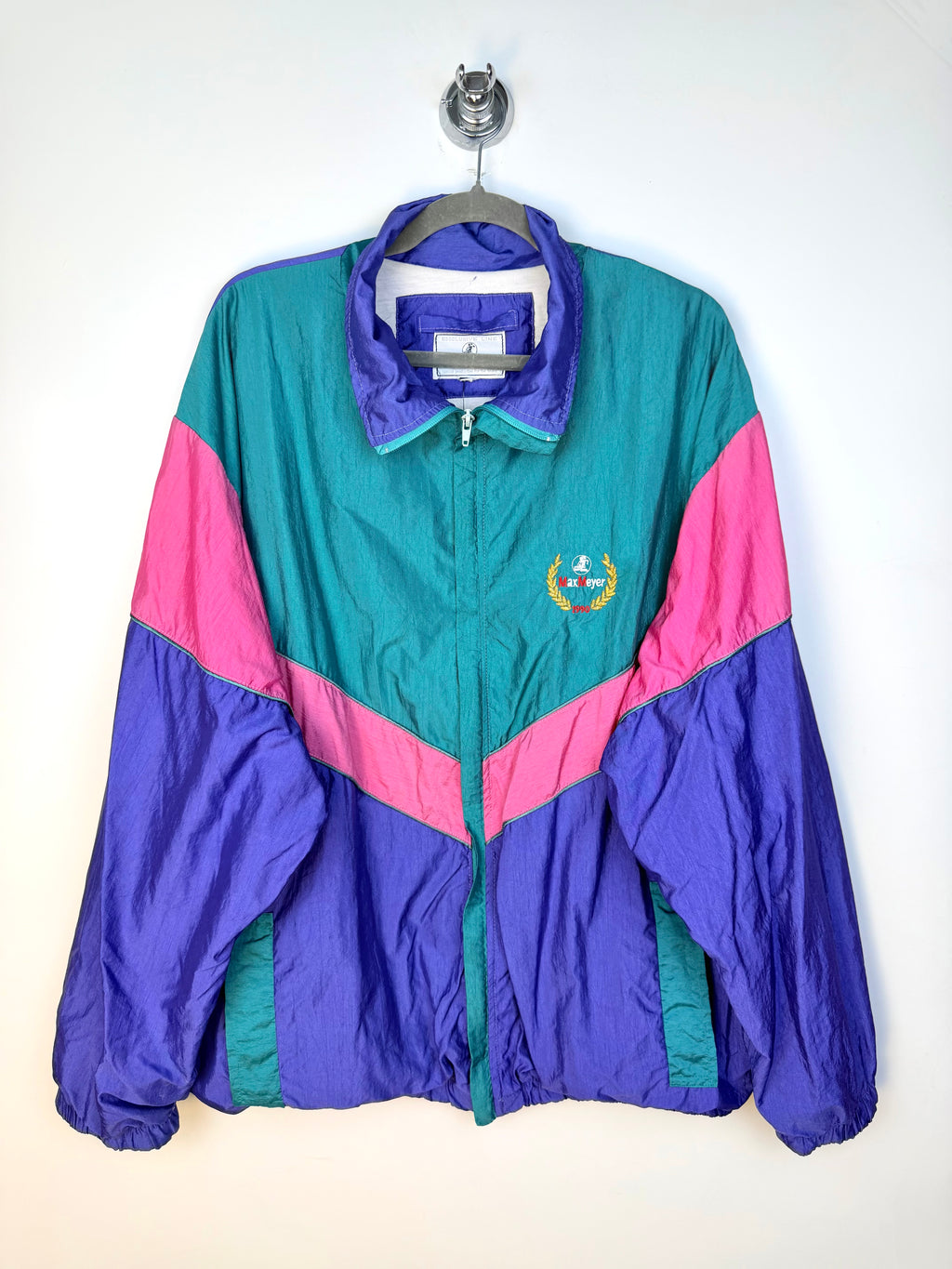 MaxMeyer 1990 Color Block Windbreaker Jacket