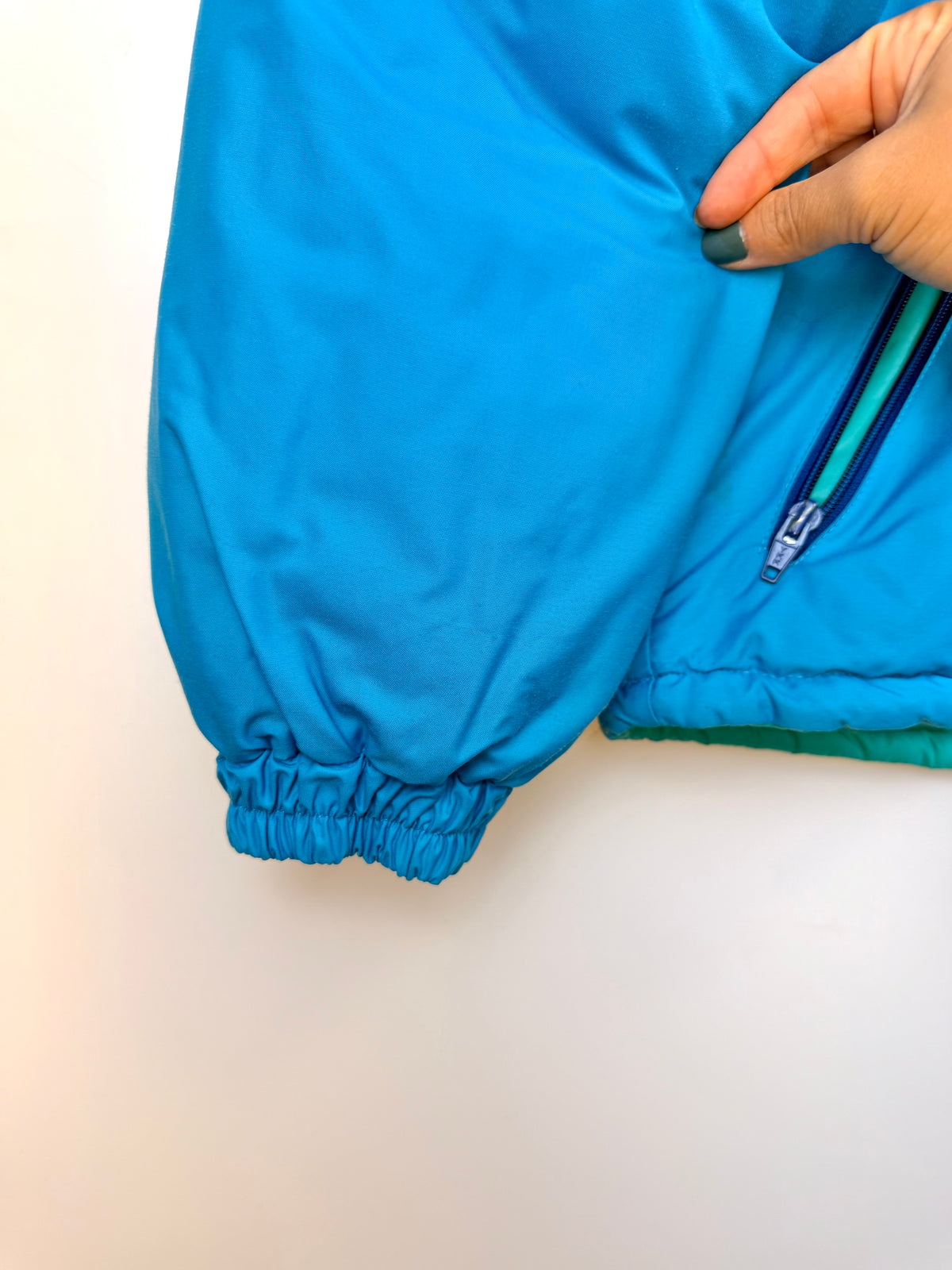 Giacca vintage Colmar Spacerace – azzurro e verde acqua