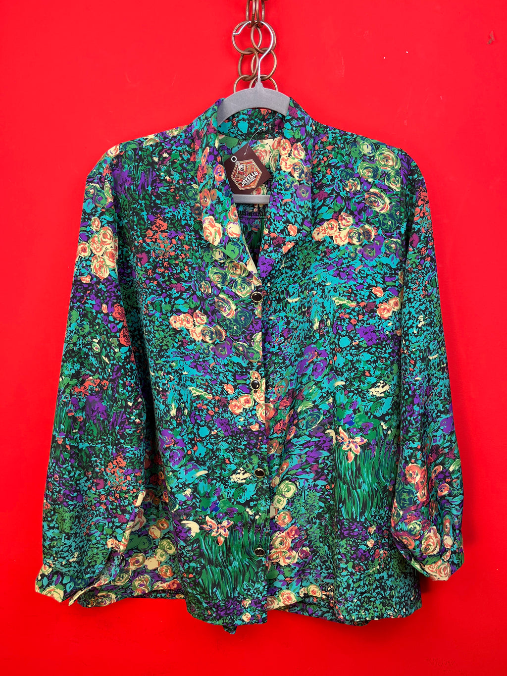 Camicia Vintage Floreale Artistica Anni 90