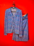 Completo Vintage Floreale Luisa Spagnoli Made in Italy