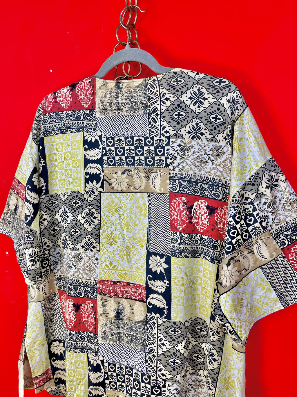 Blusa vintage Luisa Spagnoli patchwork made in Italy