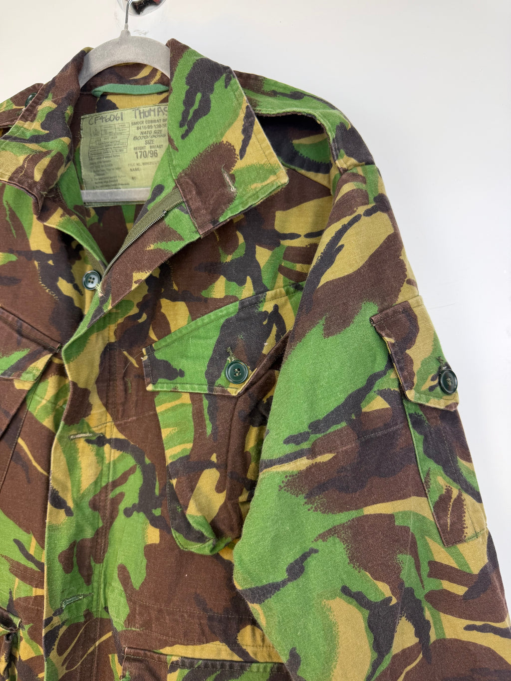 Giacca militare vintage originale British Army – camouflage DPM