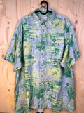 Camicia Vintage Astratta in Viscosa 90s