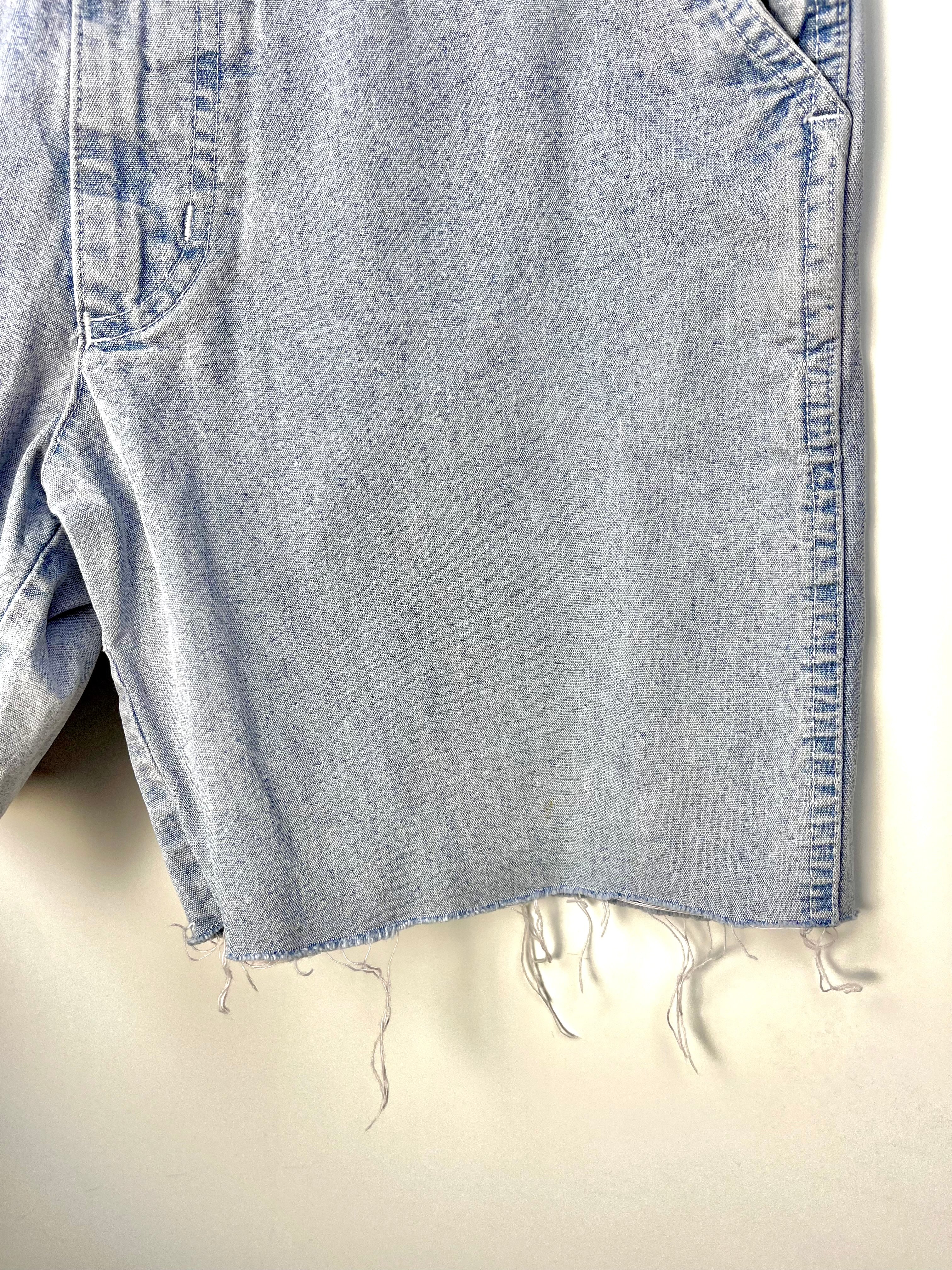 Salopette Corta Vintage in Denim Chiaro Anni ’90
