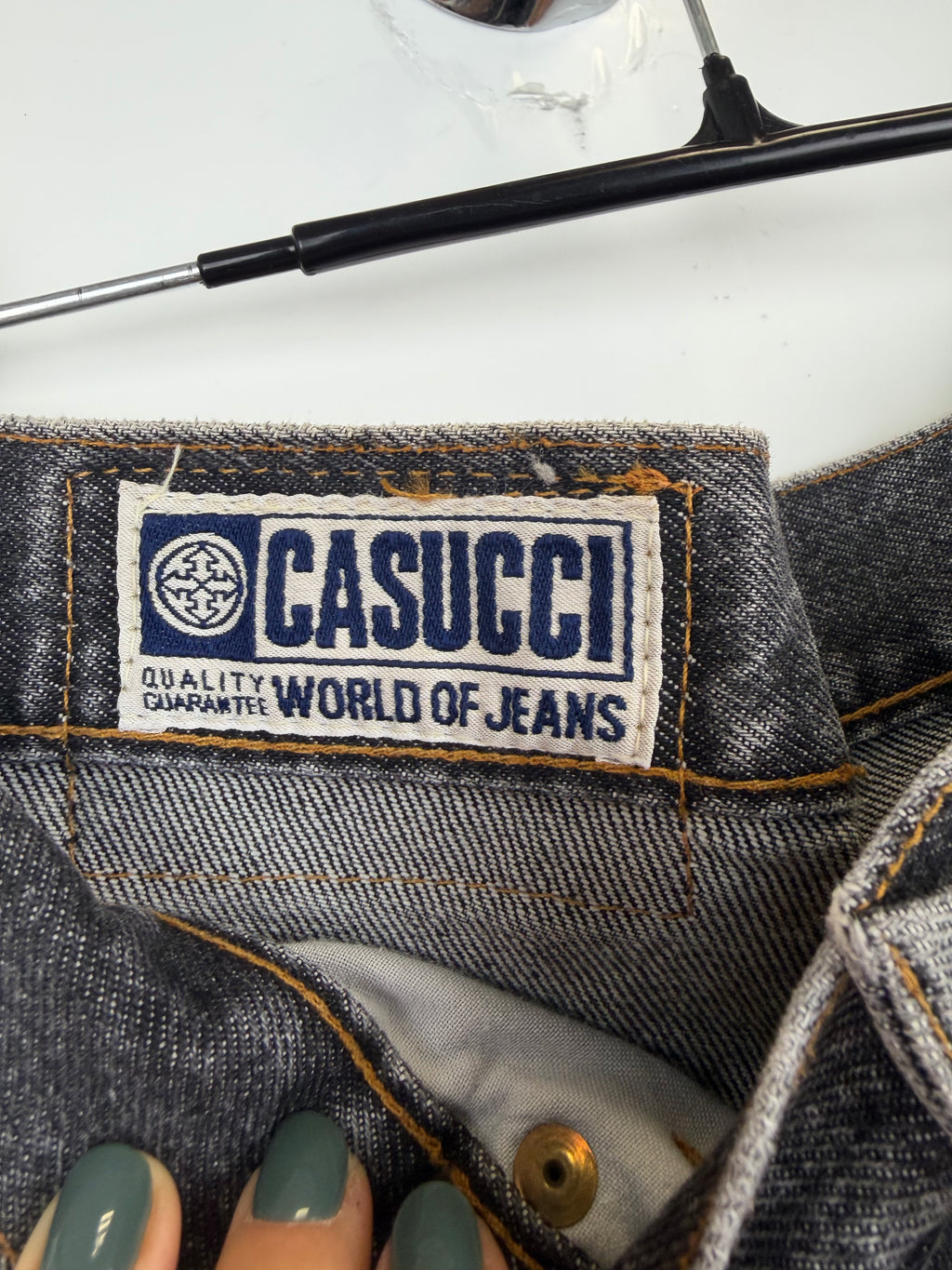 Jeans vintage Casucci grigio slavato con cartellini originali