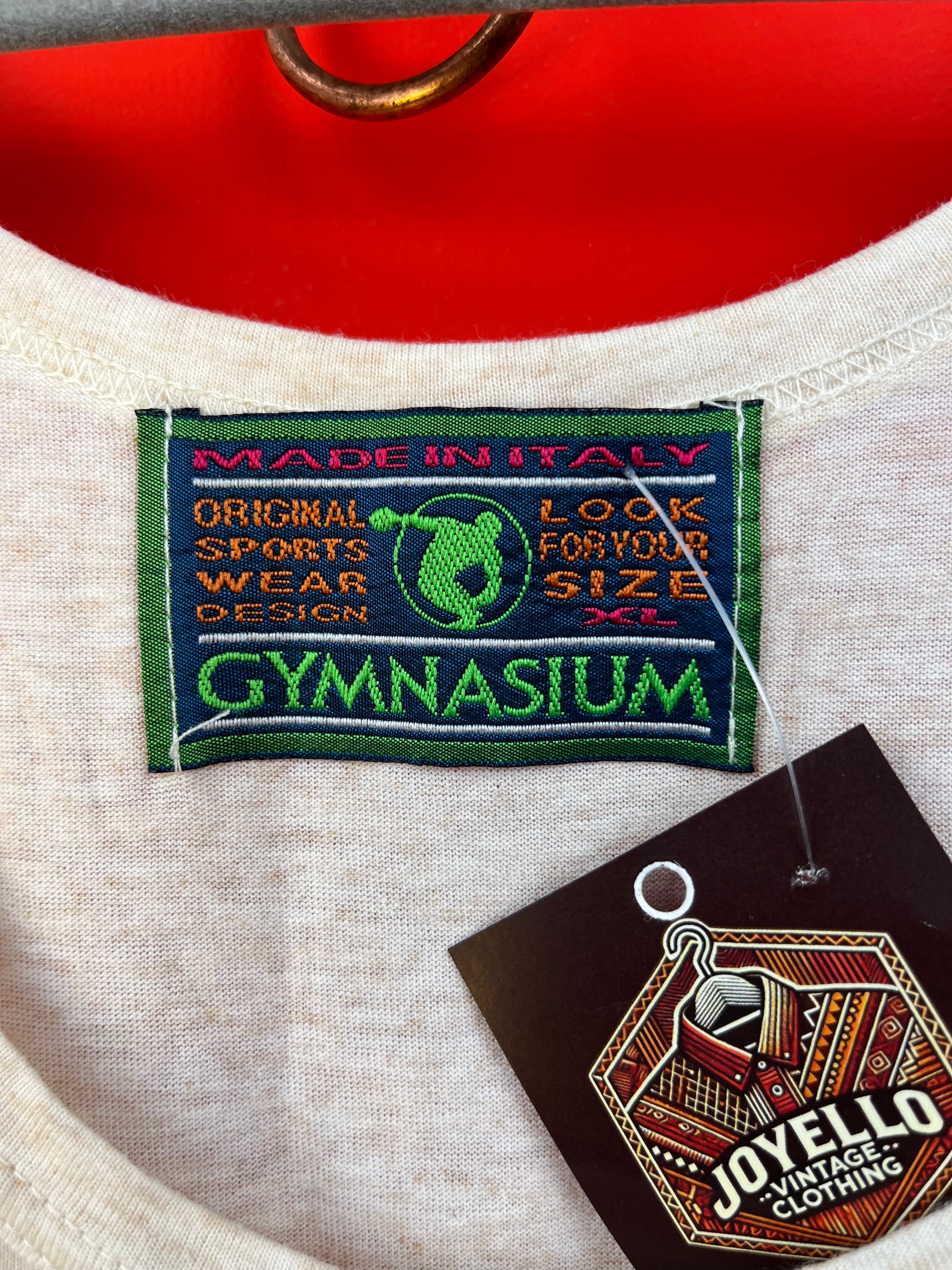 Vintage 90s Basketball Graphic Tank Top Made in Italy