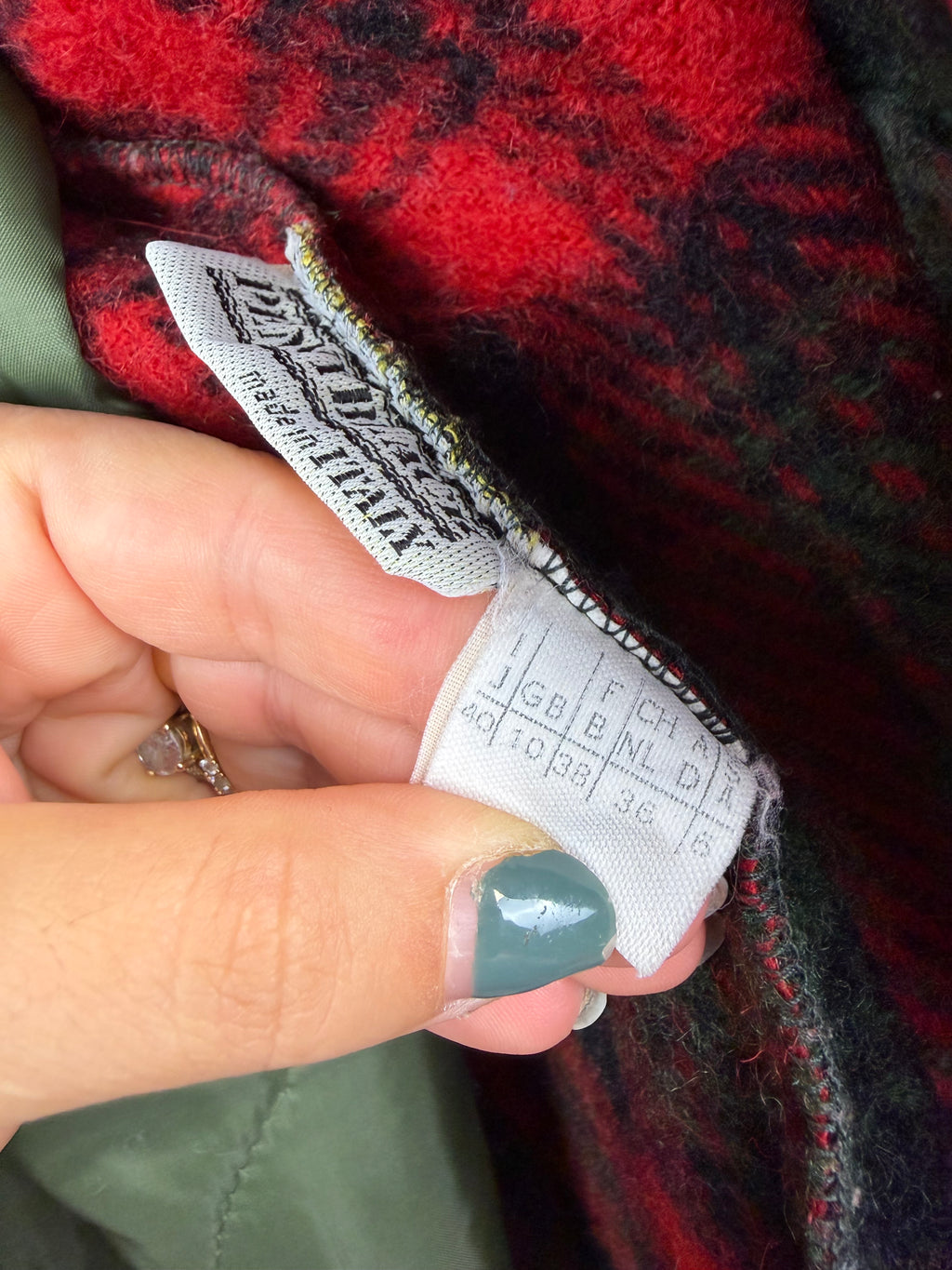 Cappotto vintage Pennyblack in lana tartan con interno rimovibile