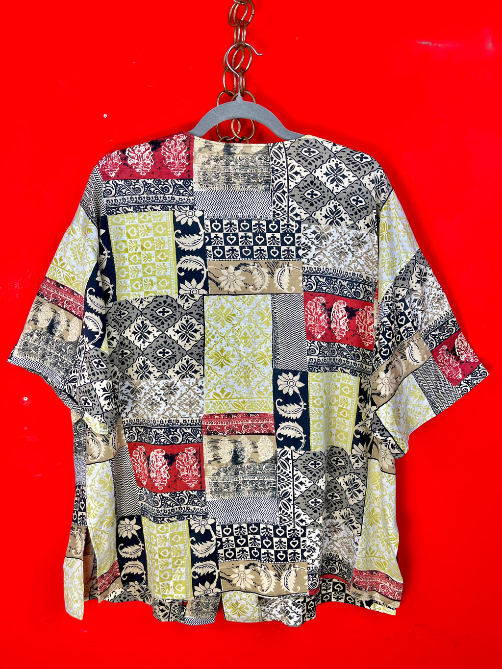 Blusa vintage Luisa Spagnoli patchwork made in Italy