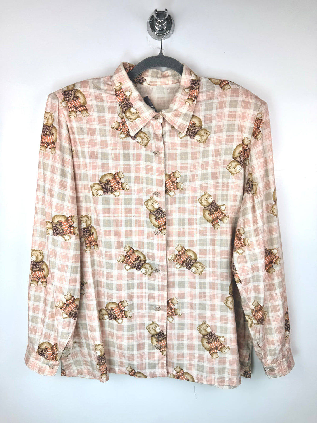 Camicia vintage teddy bear con spalline