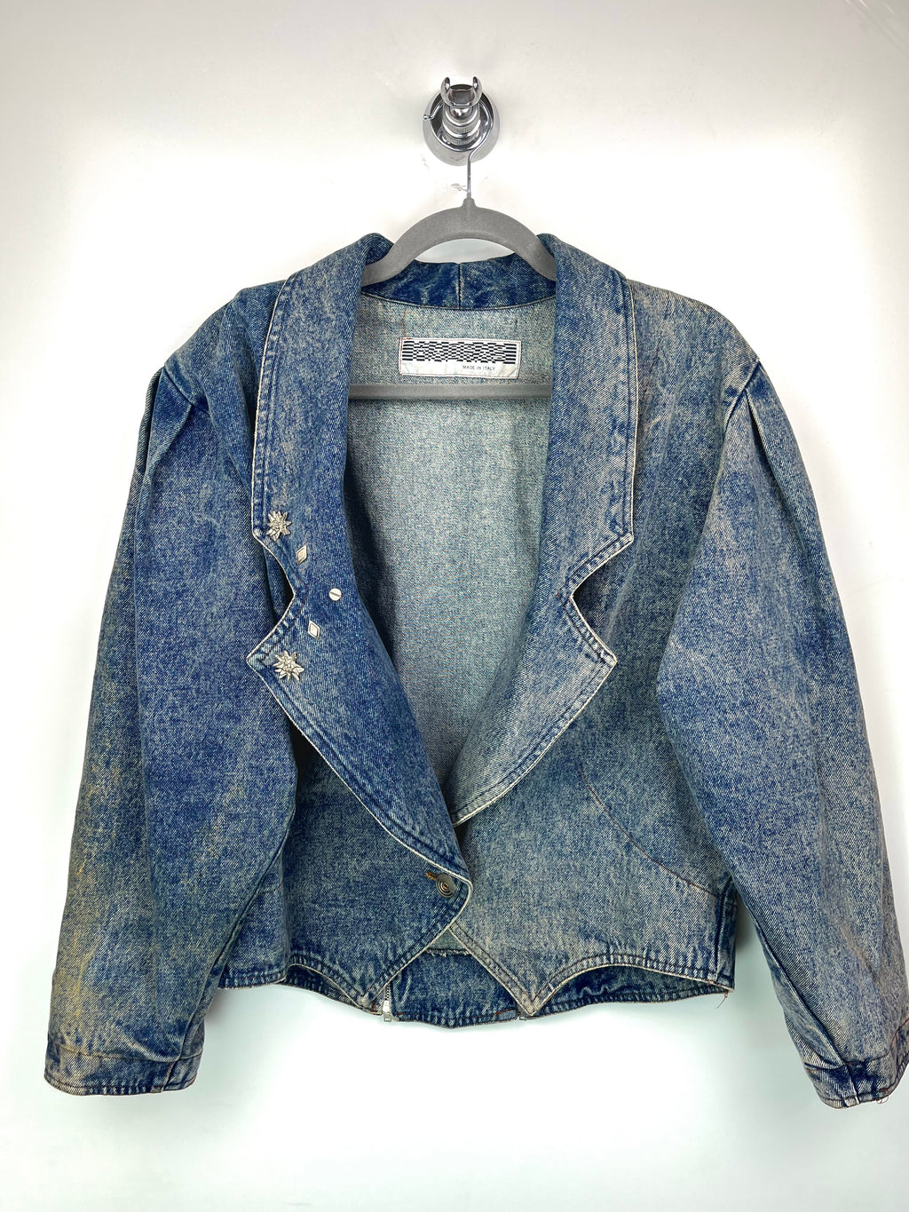 Giacca Vintage Acid Wash Made in Italy Anni ’80