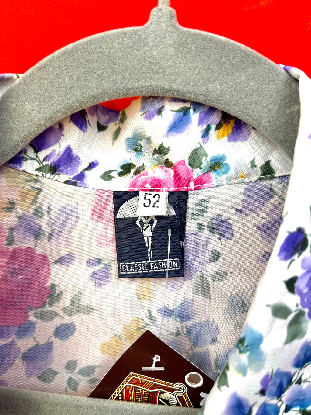 Blusa Vintage Floreale Made in Italy