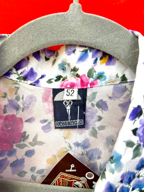 Blusa Vintage Floreale Made in Italy